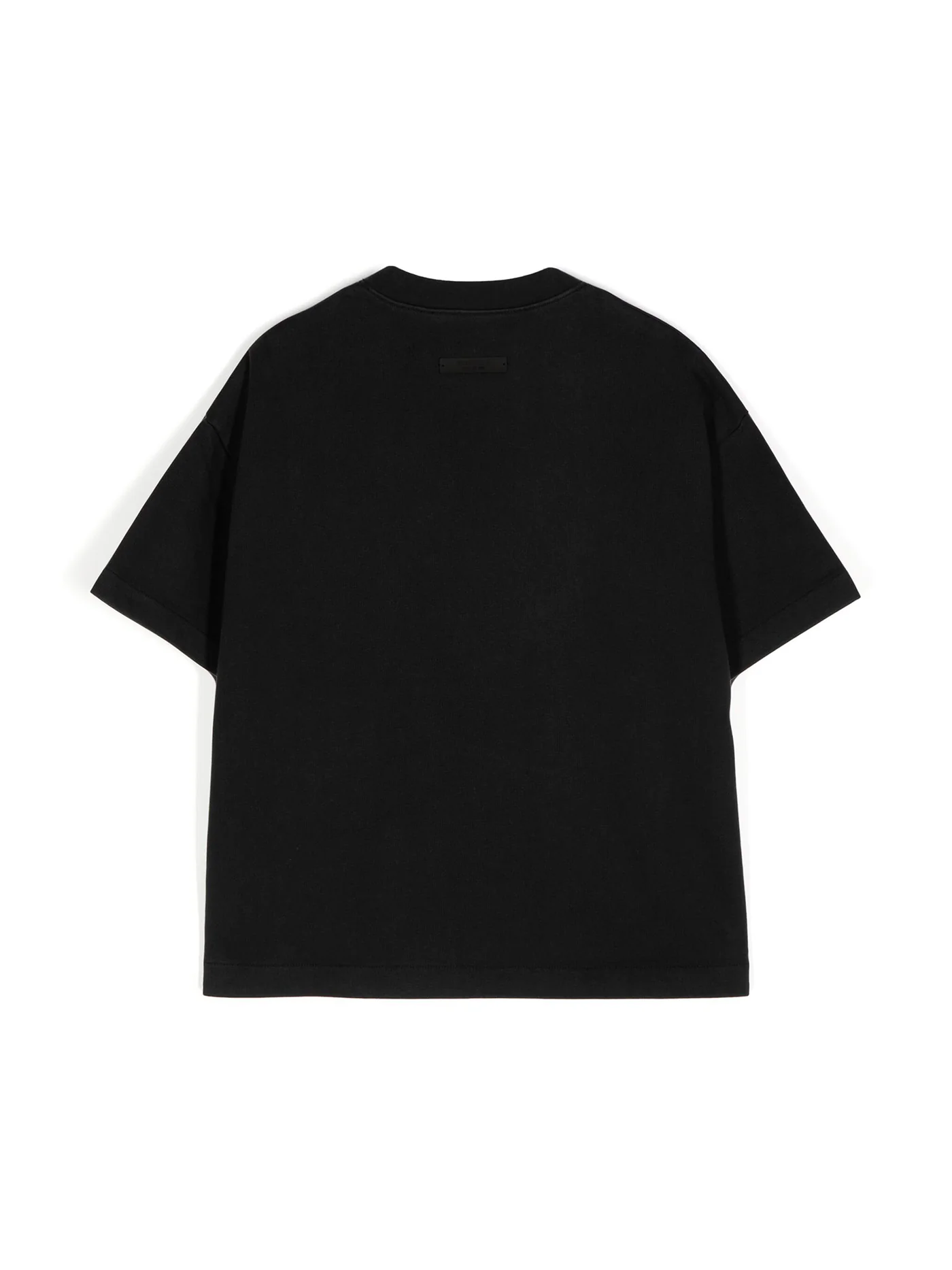 T-Shirt in black cotton - Image 2