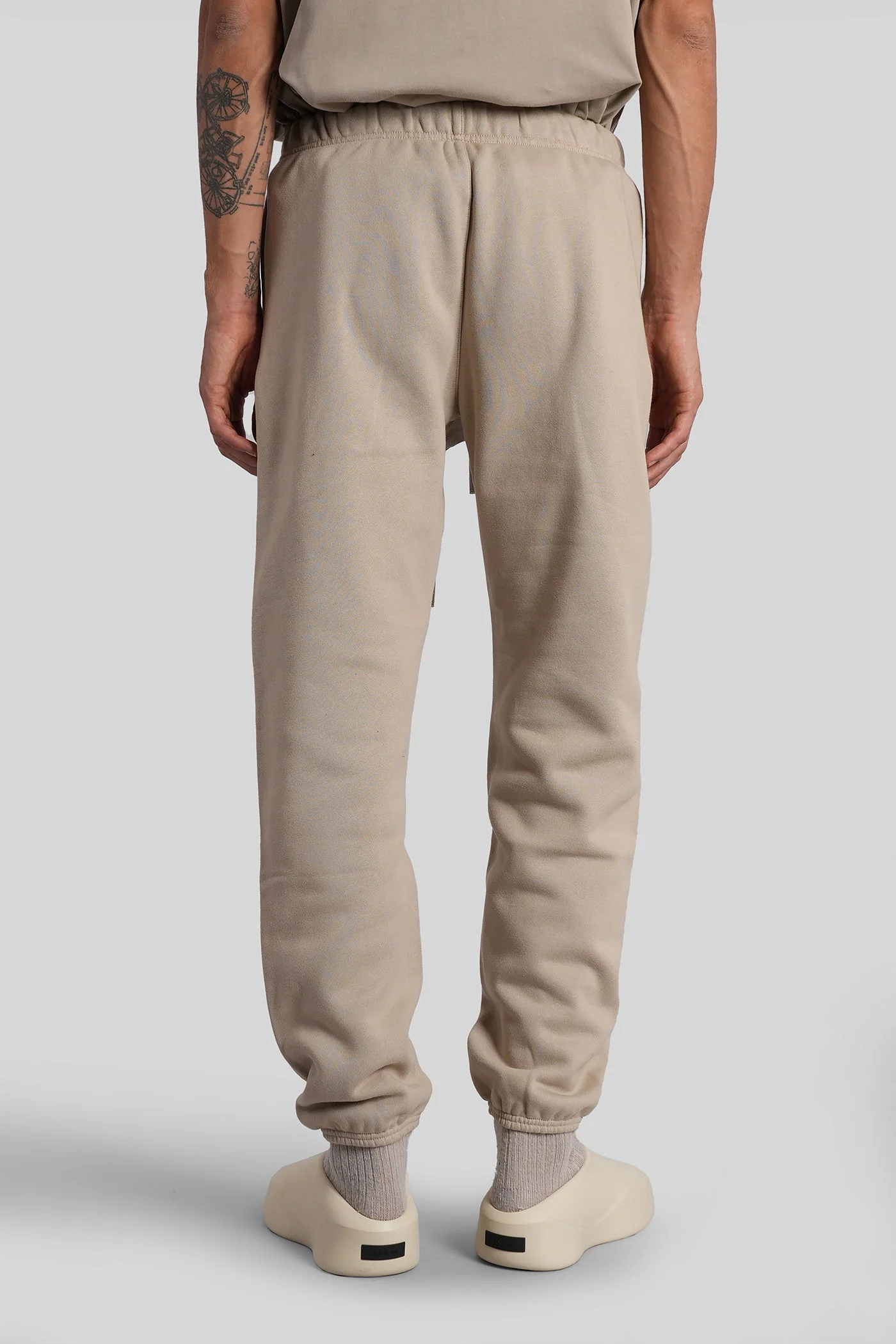 Pants in beige cotton - Image 3