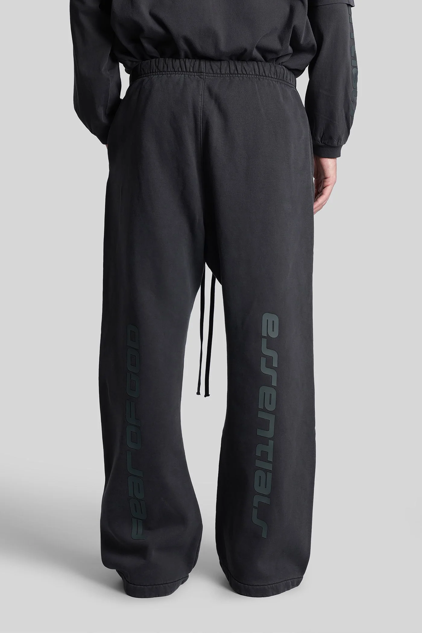 Pants in black cotton - Image 3