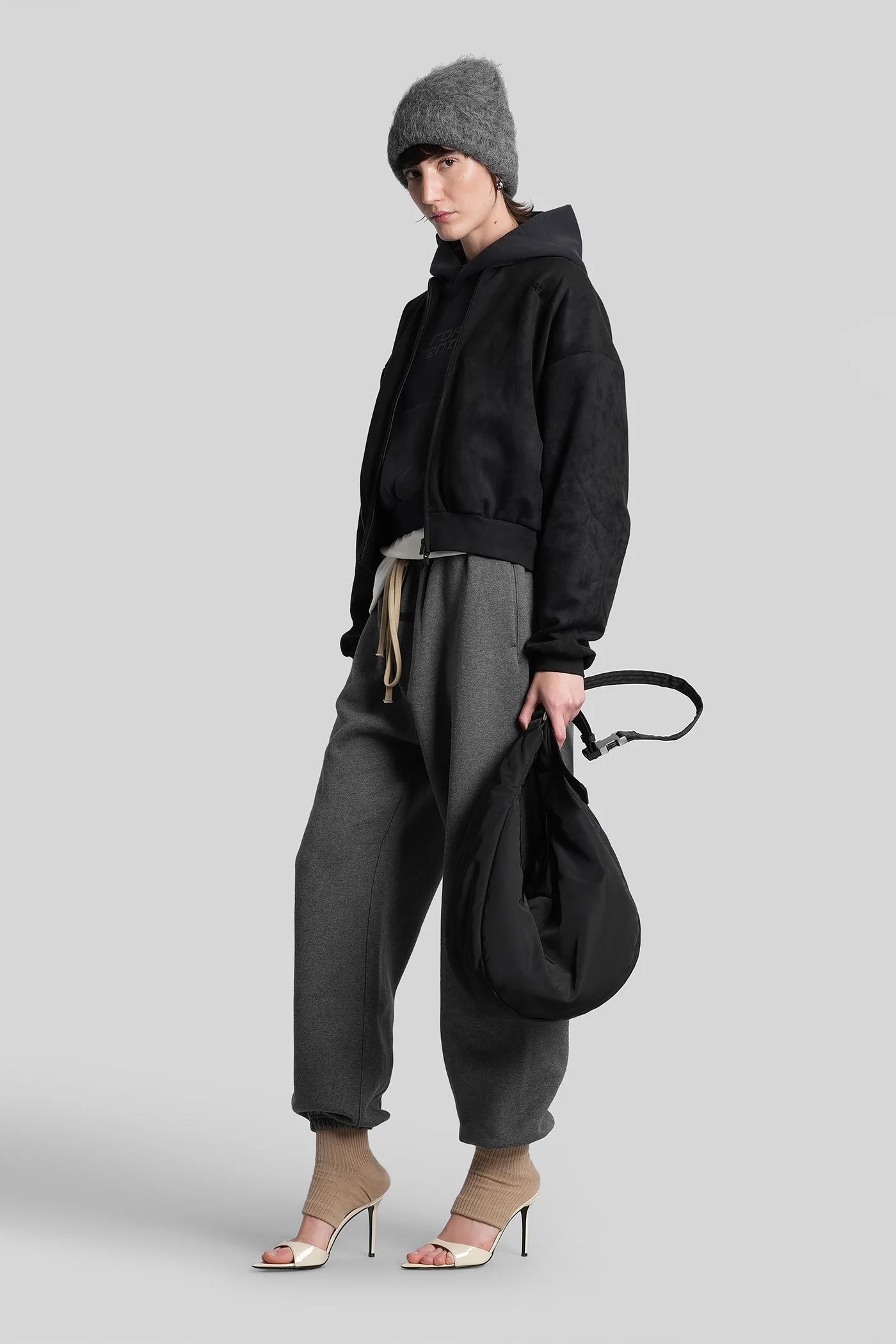 Pants in grey cotton - Image 2