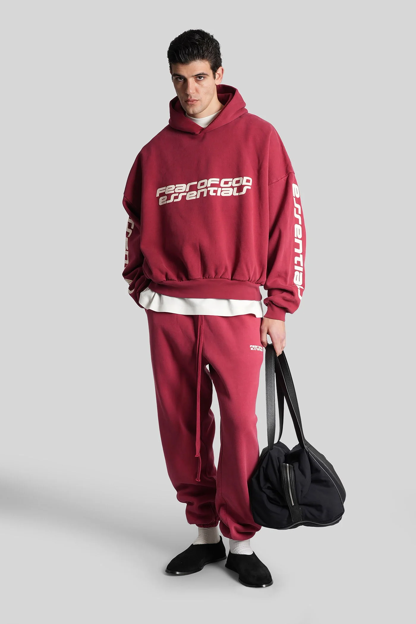 Pants in red cotton - Image 2