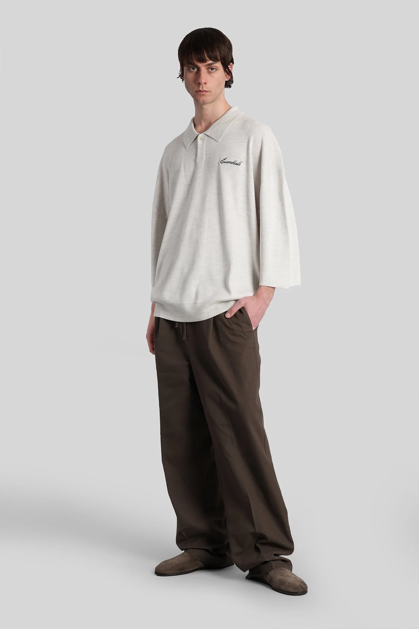Polo in grey wool - Image 22