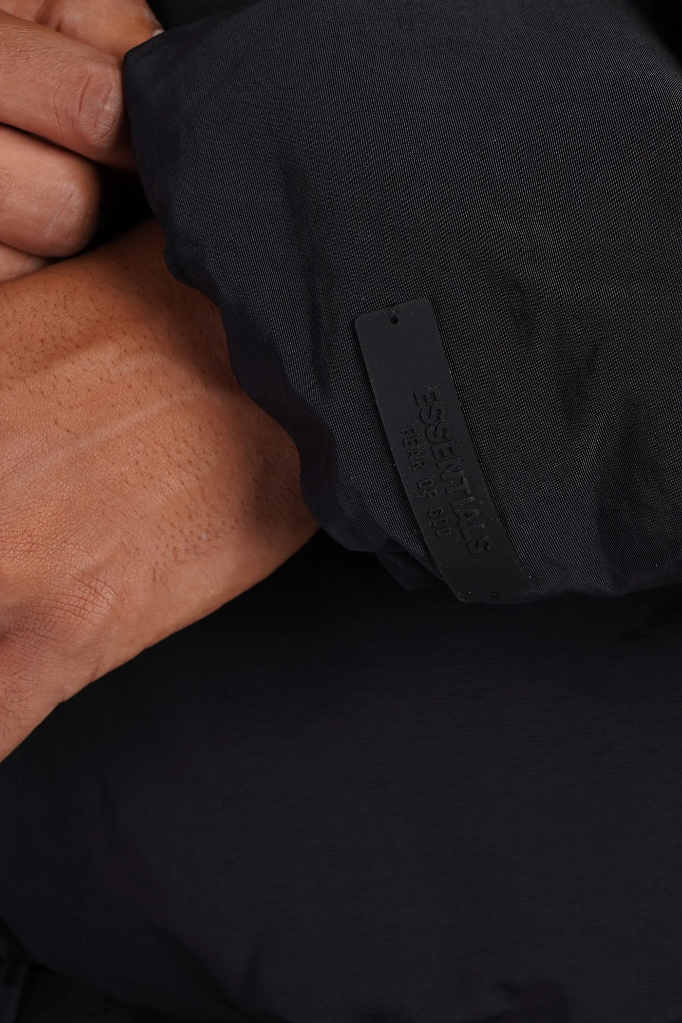 puffer in black nylon - Image 5