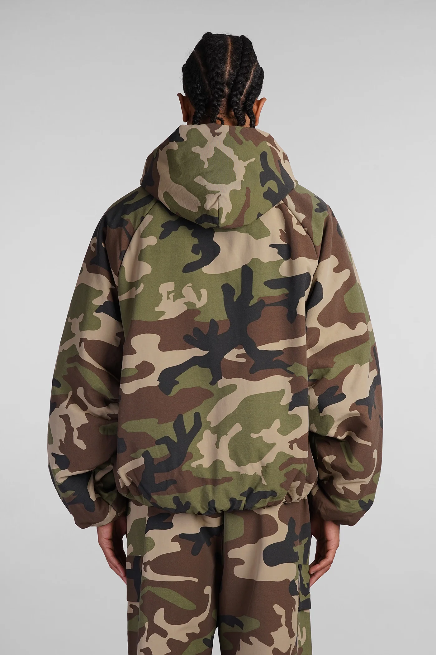 puffer in camouflage nylon - Image 3