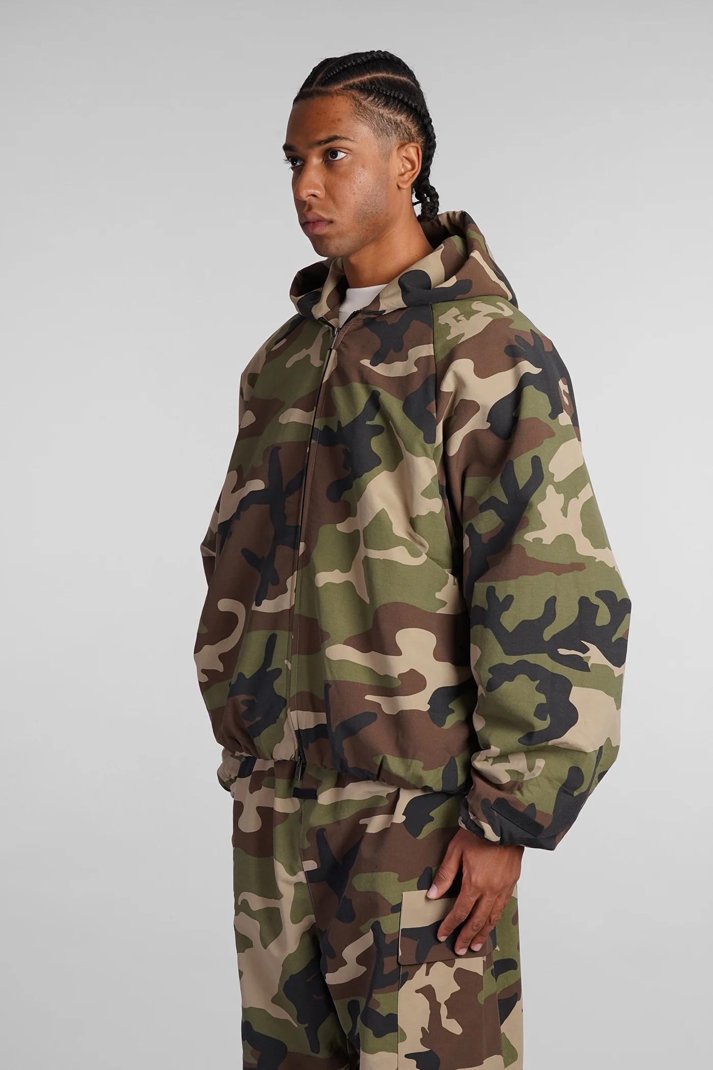 puffer in camouflage nylon - Image 4