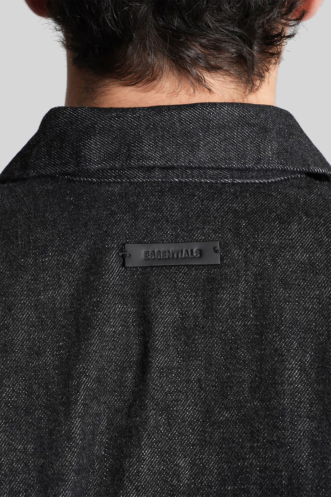 Shirt in black cotton - Image 5
