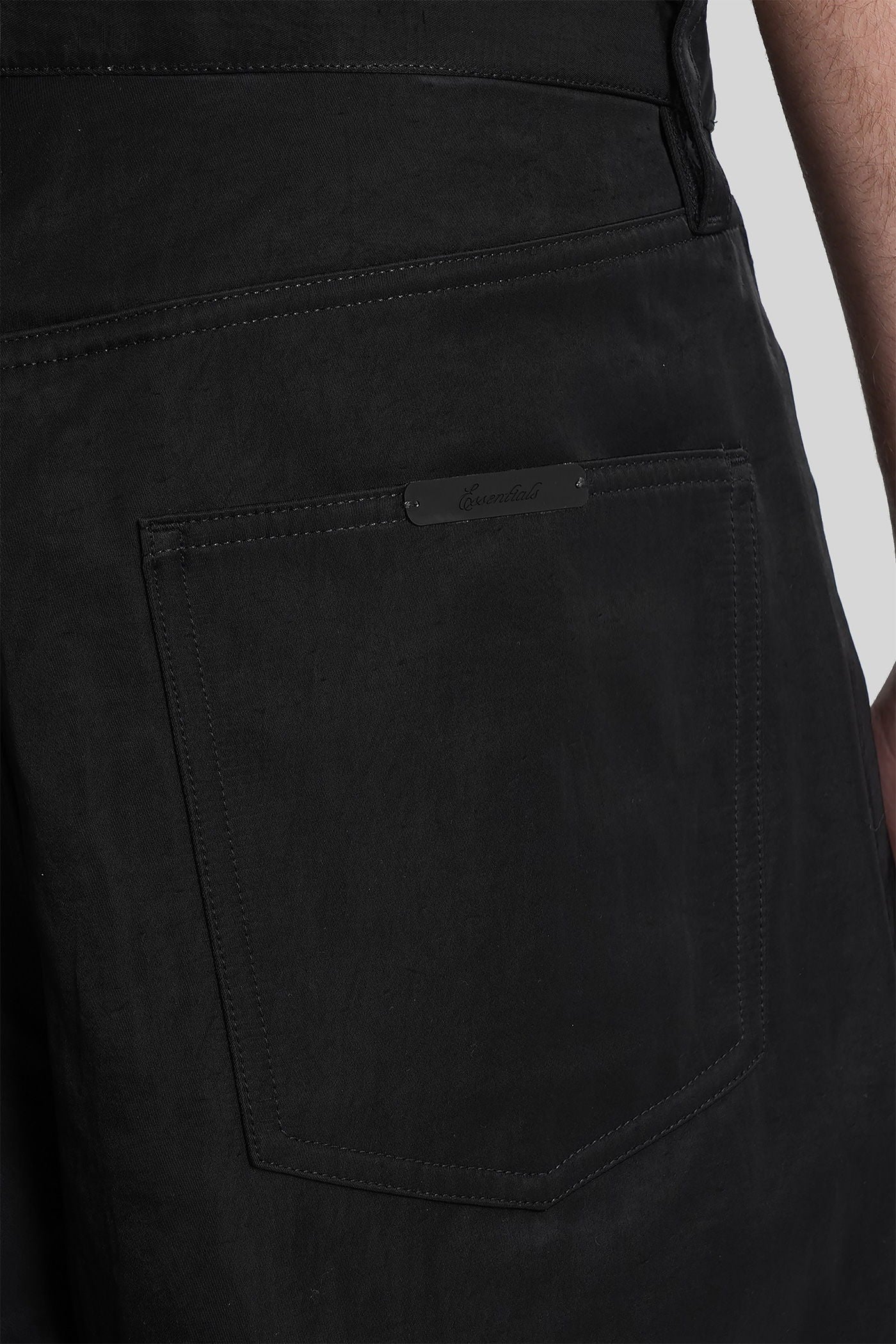 Shorts in black nylon - Image 20