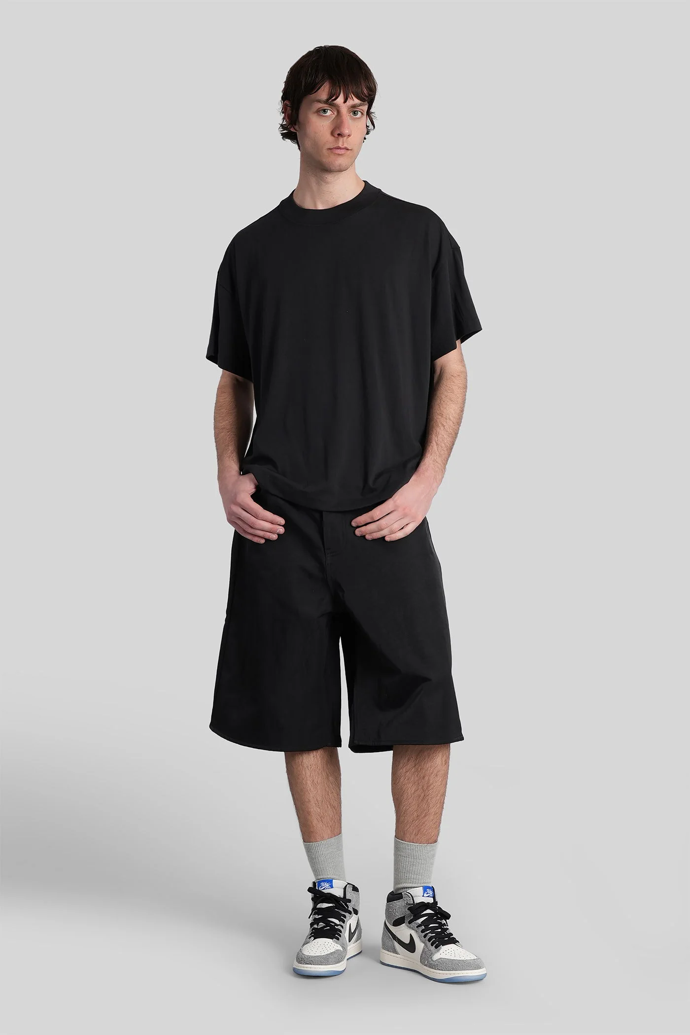 Shorts in black nylon - Image 37
