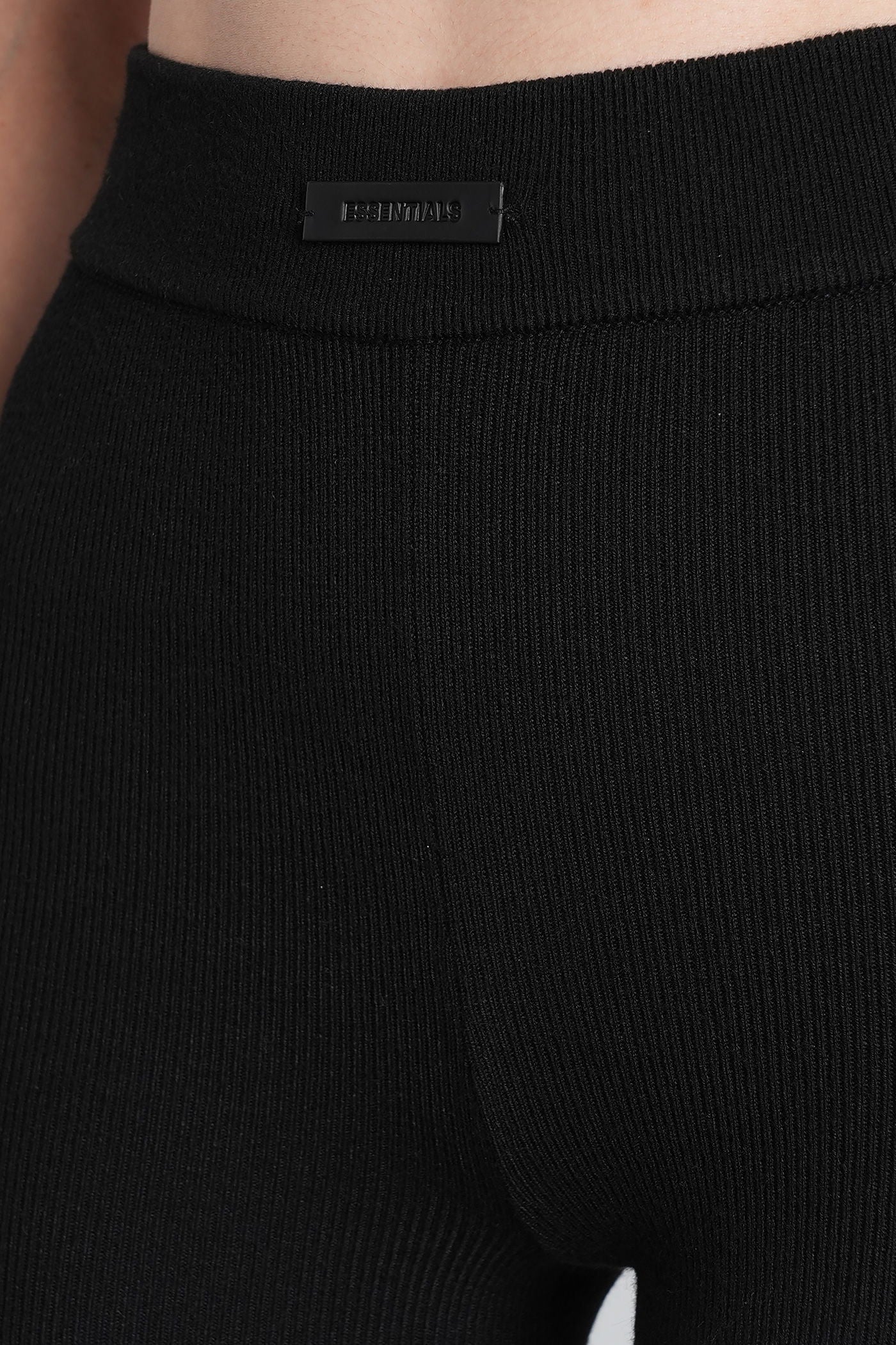 Shorts in black polyester - Image 5