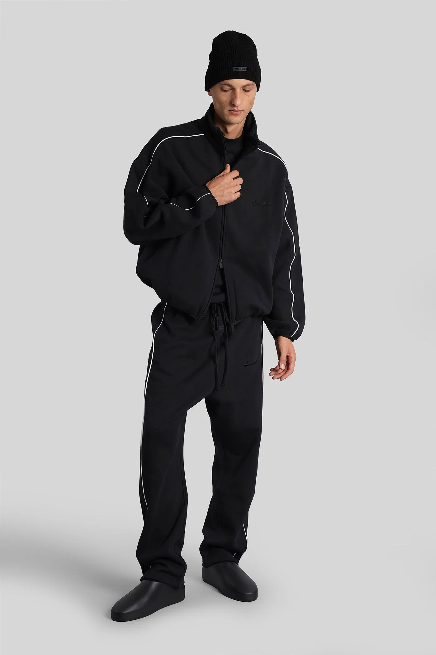 Sweatshirt in black cotton - Image 2