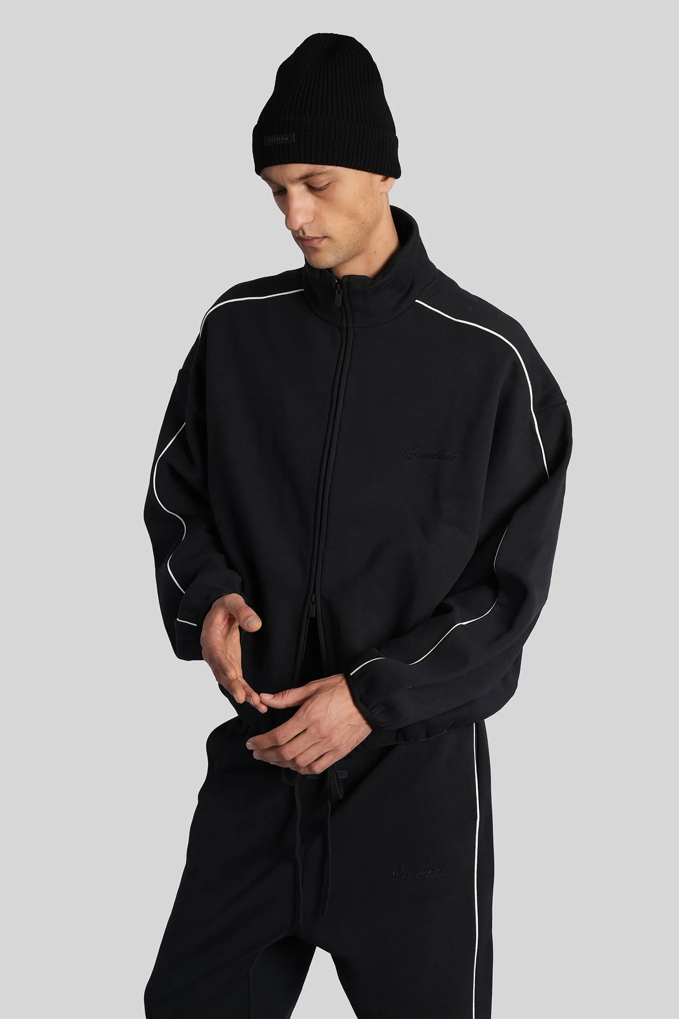 Sweatshirt in black cotton - Image 4