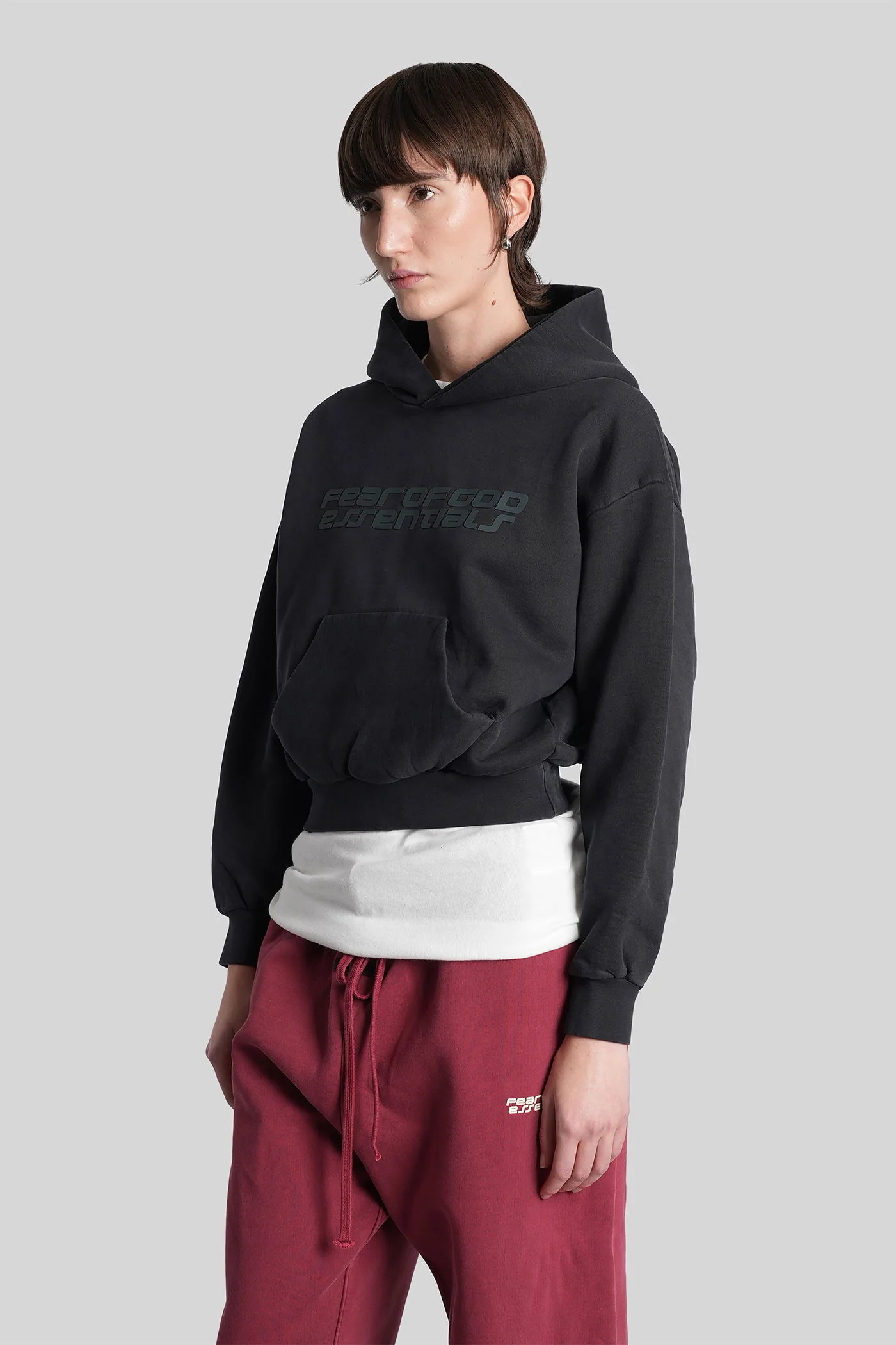 Sweatshirt in black cotton - Image 4