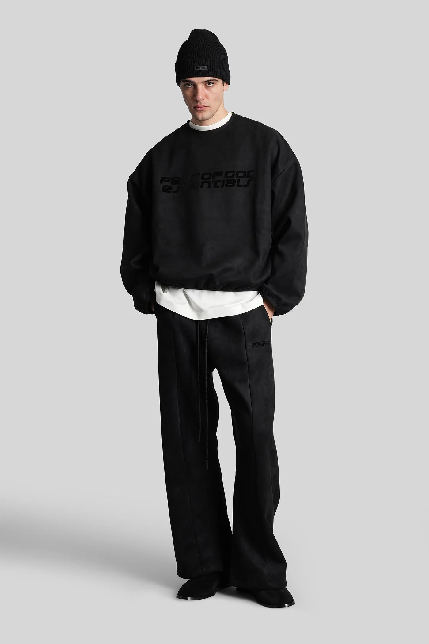 Sweatshirt in black cotton - Image 2