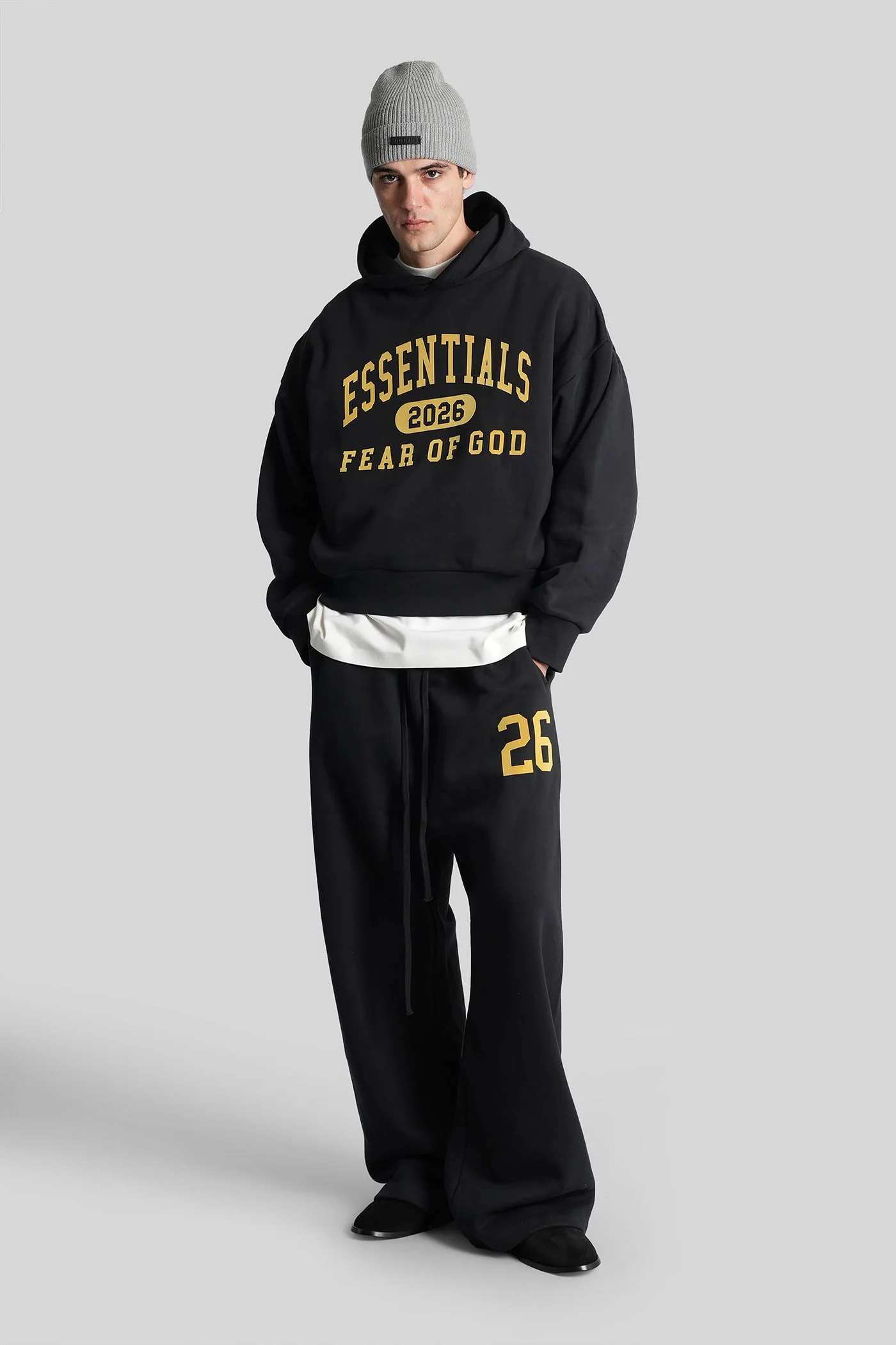 Sweatshirt in black cotton - Image 2