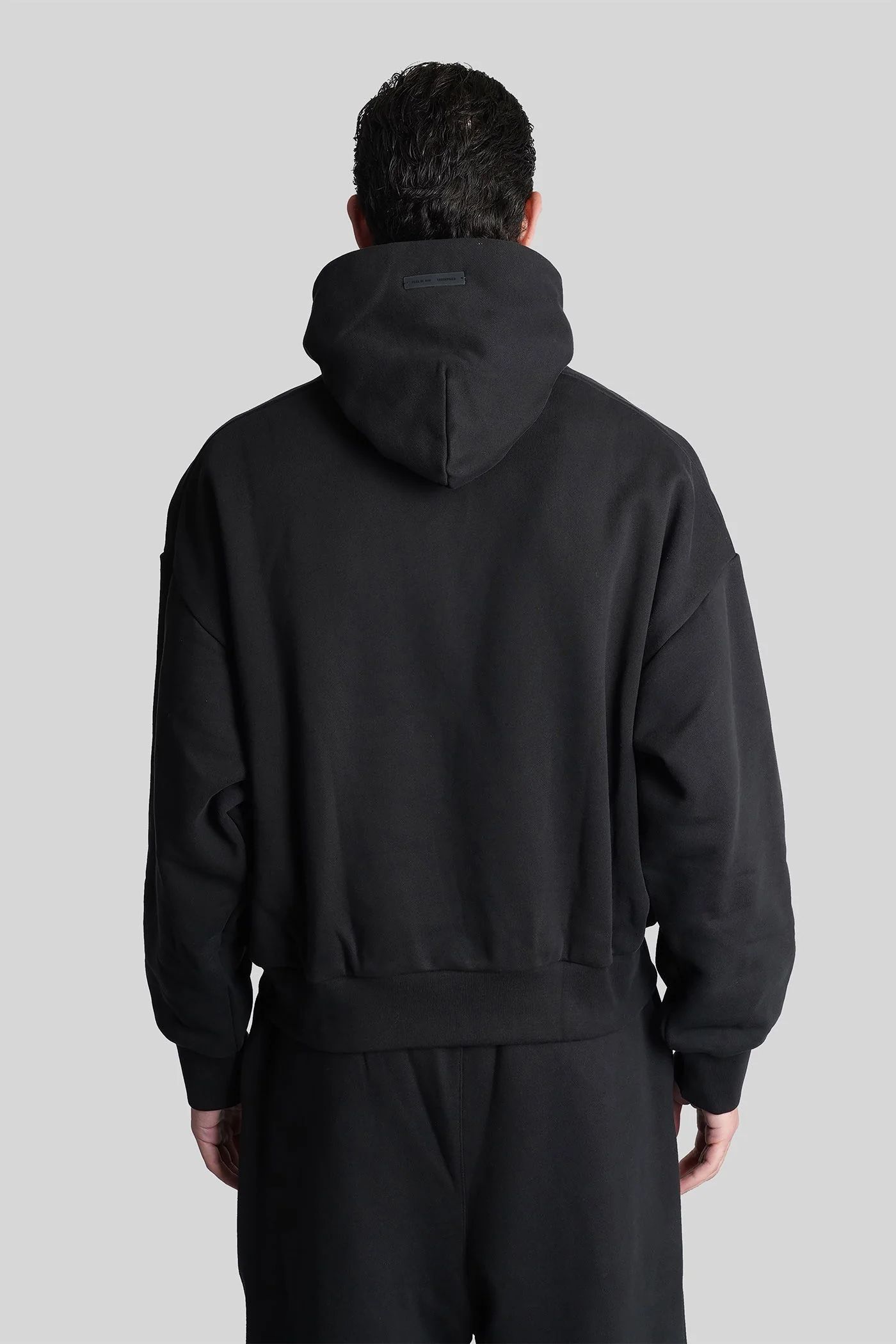 Sweatshirt in black cotton - Image 3