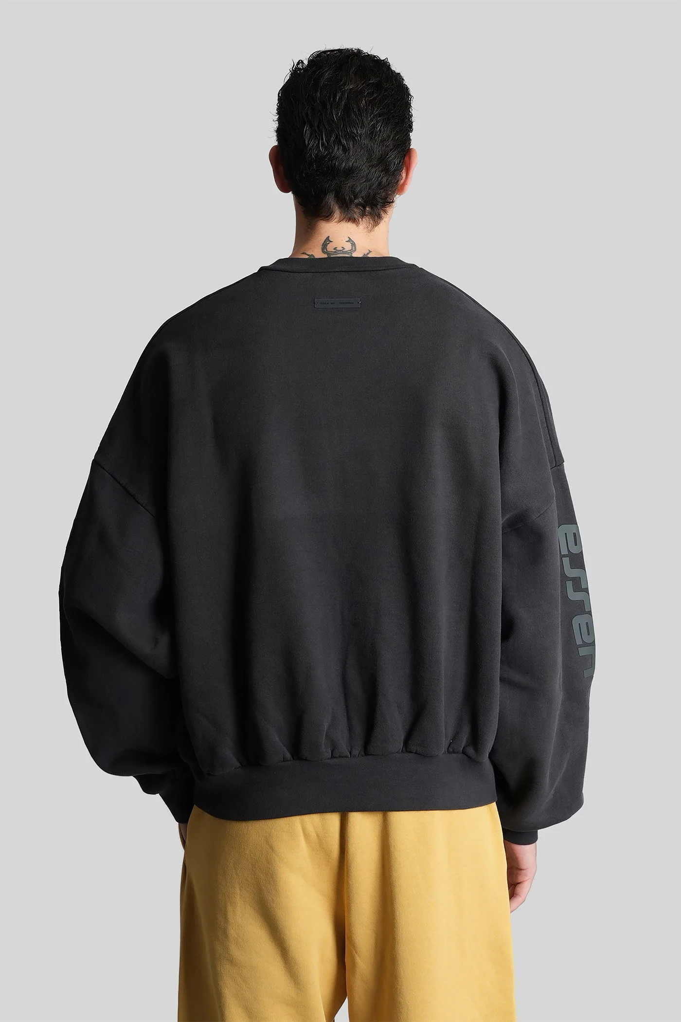 Sweatshirt in black cotton - Image 3