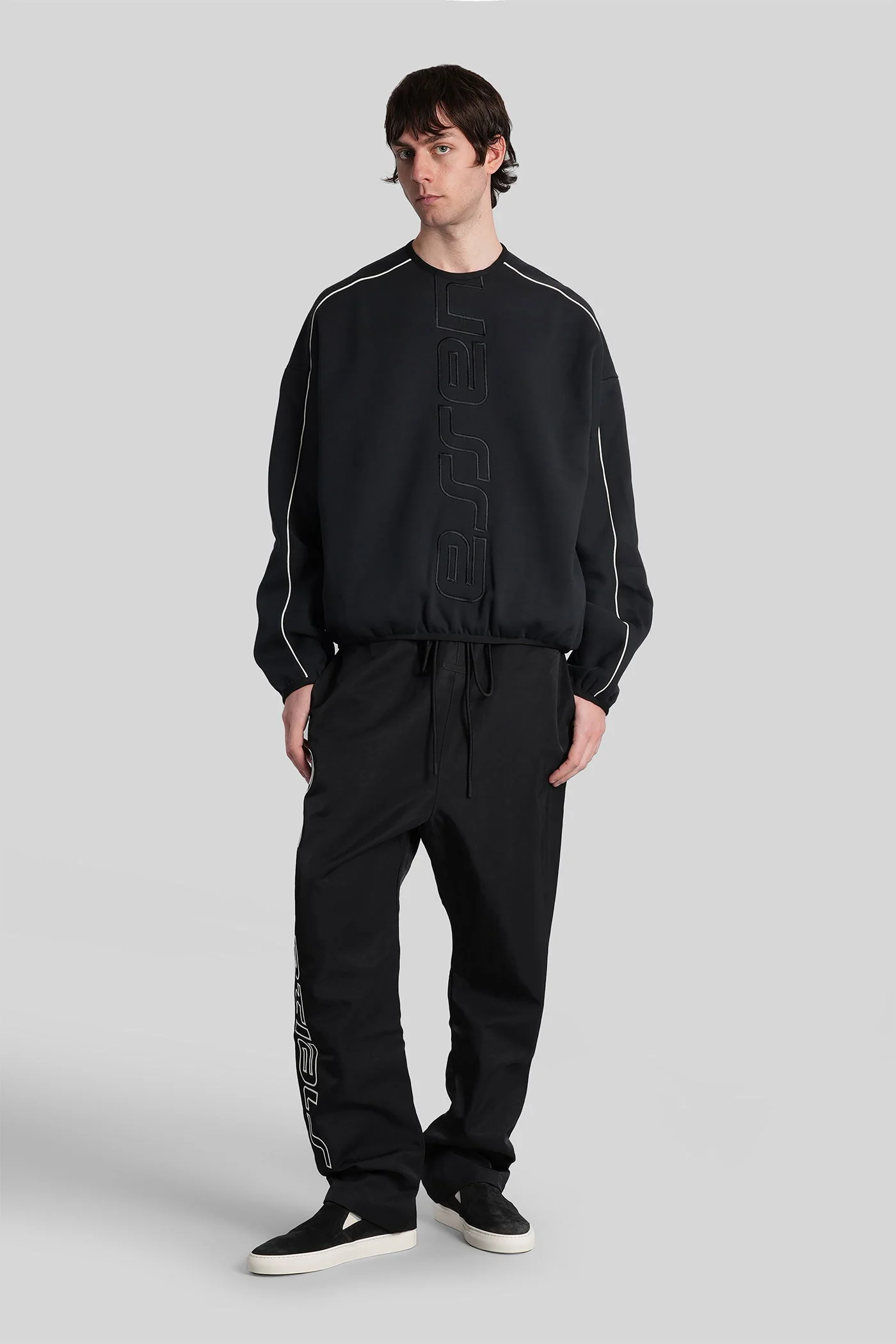 Sweatshirt in black cotton - Image 2