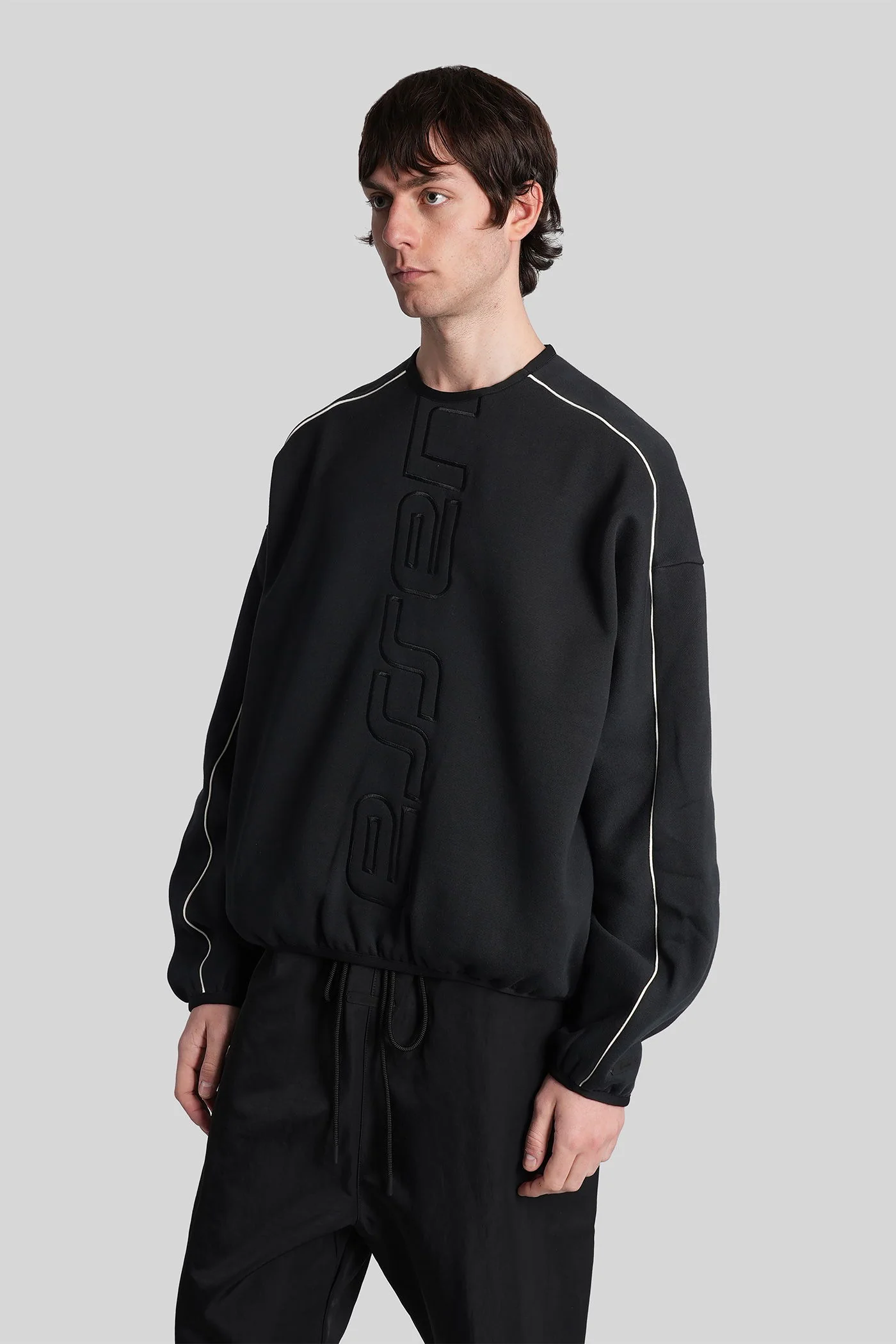 Sweatshirt in black cotton - Image 4