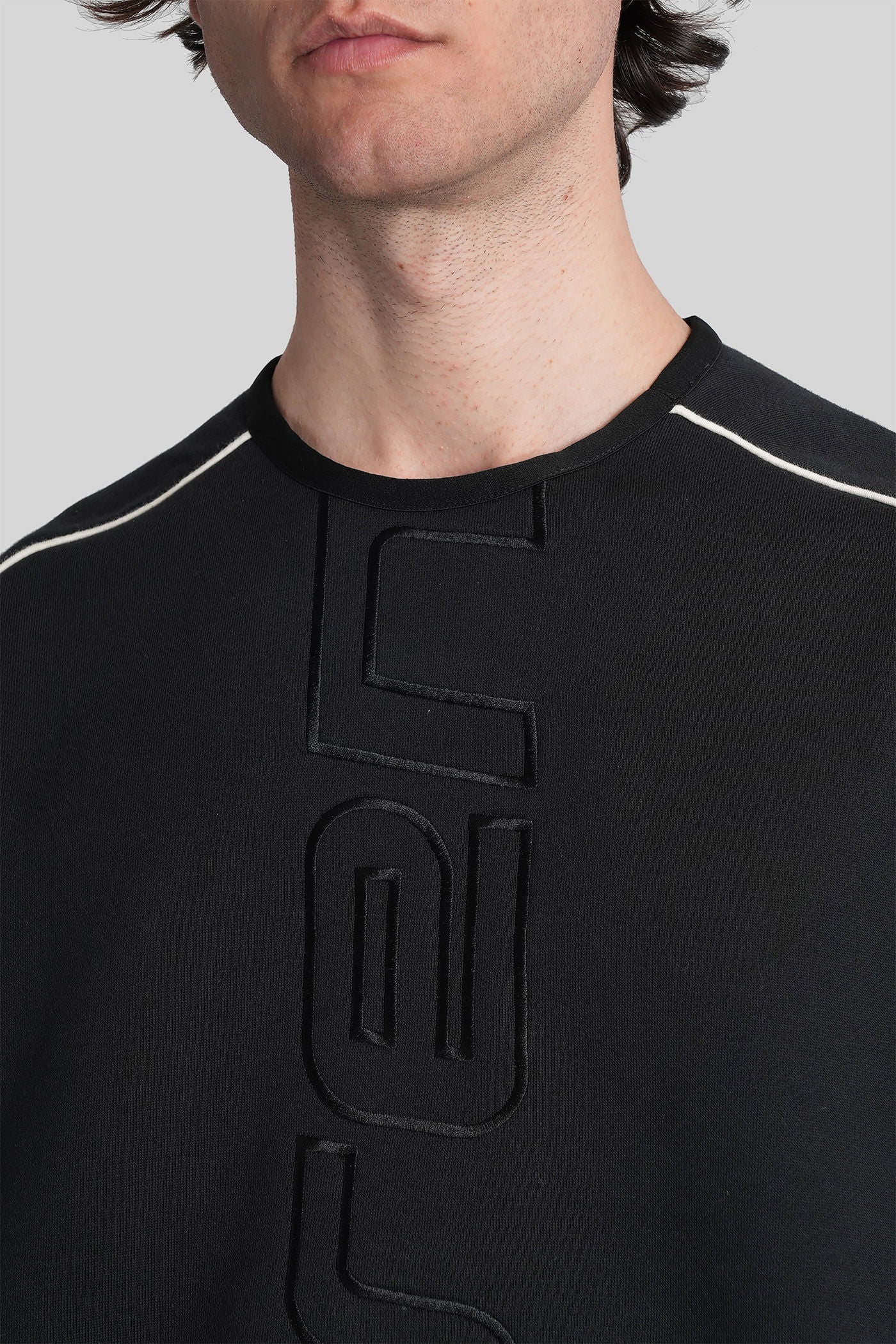 Sweatshirt in black cotton - Image 5