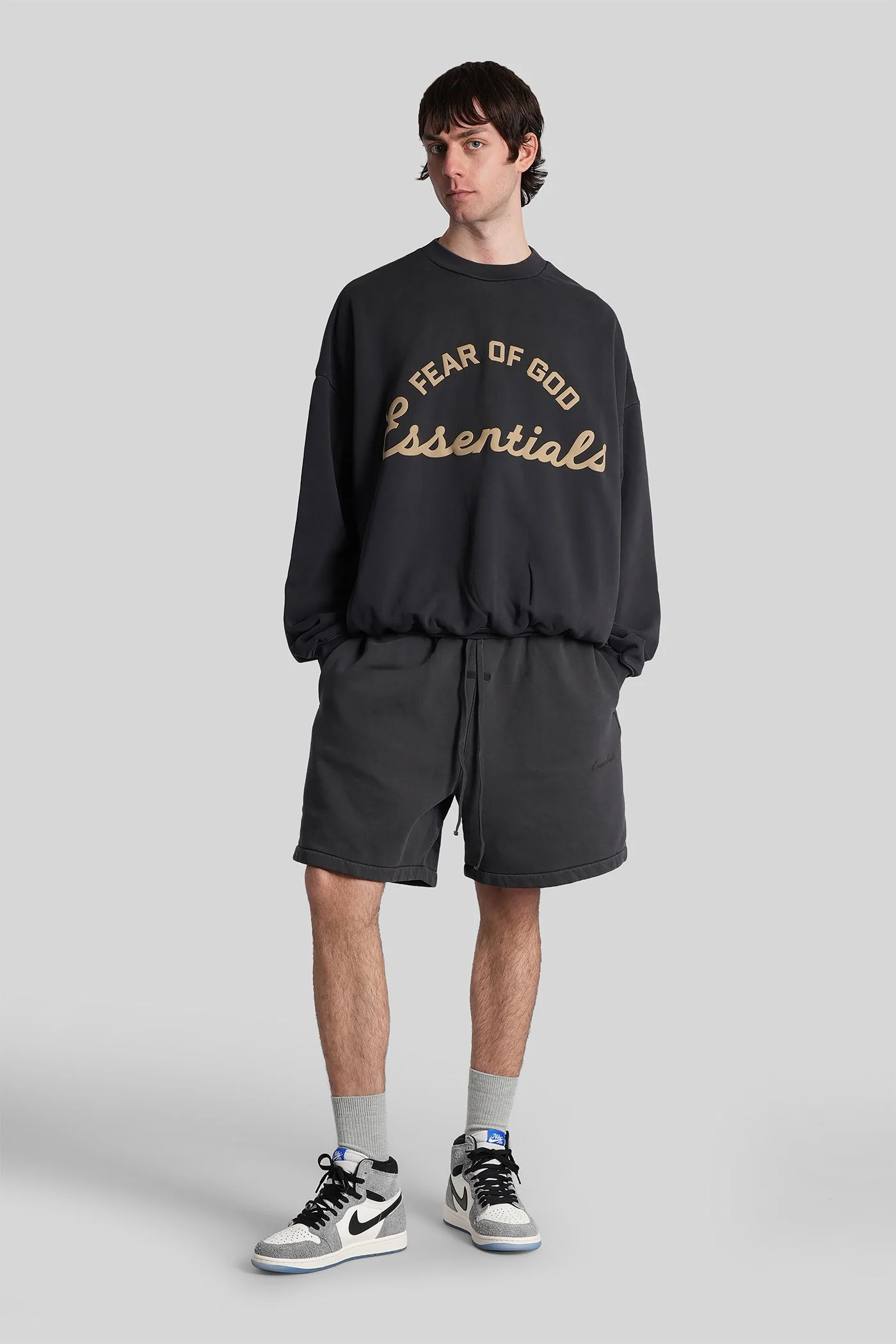 Sweatshirt in black cotton - Image 2