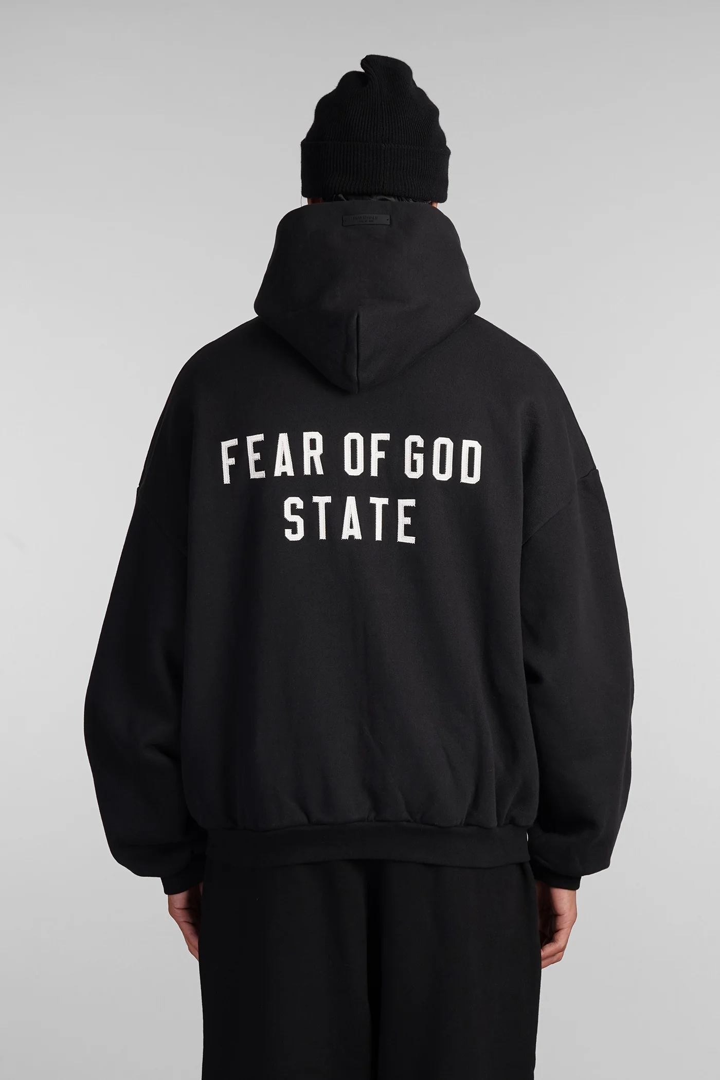 Sweatshirt in black cotton - Image 3