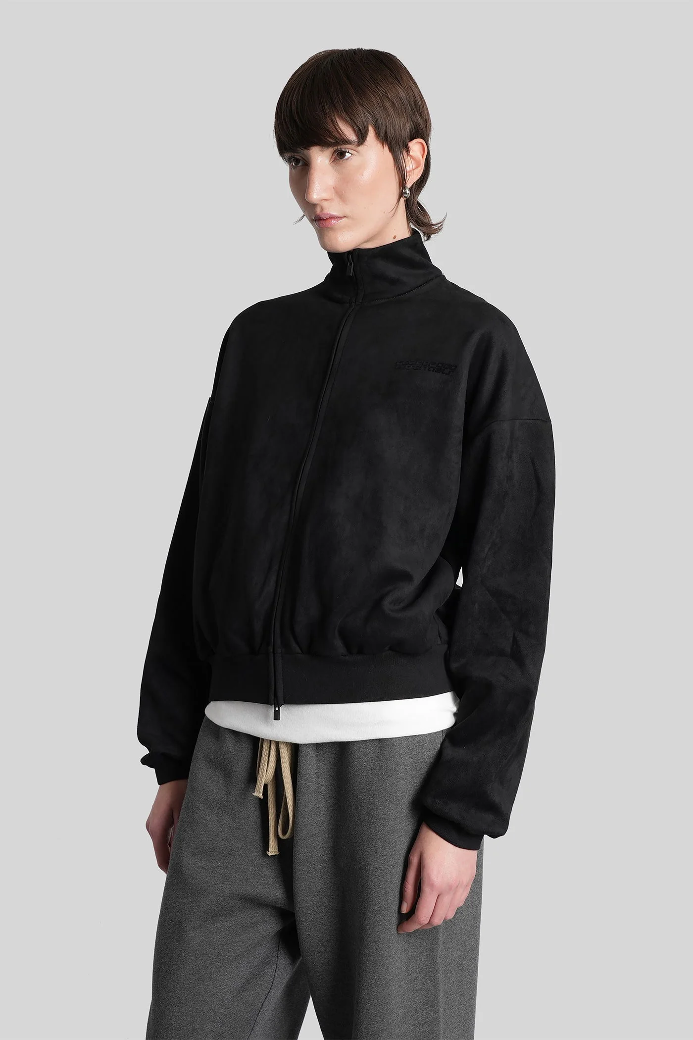 Sweatshirt in black polyester - Image 4