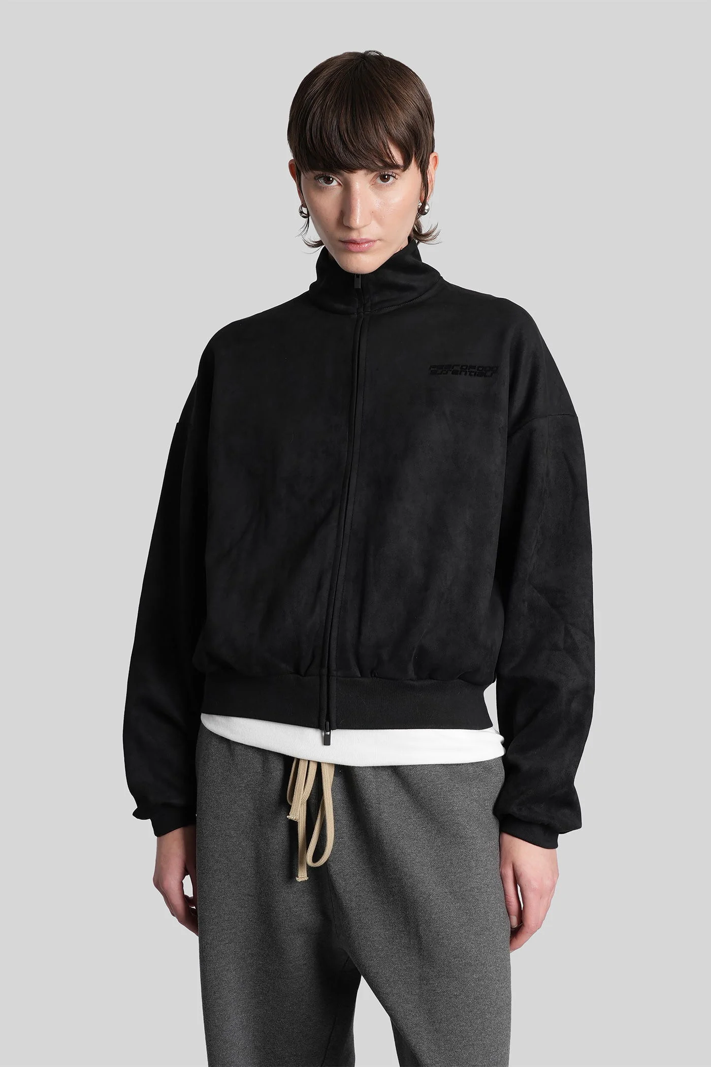Sweatshirt in black polyester - Image 6