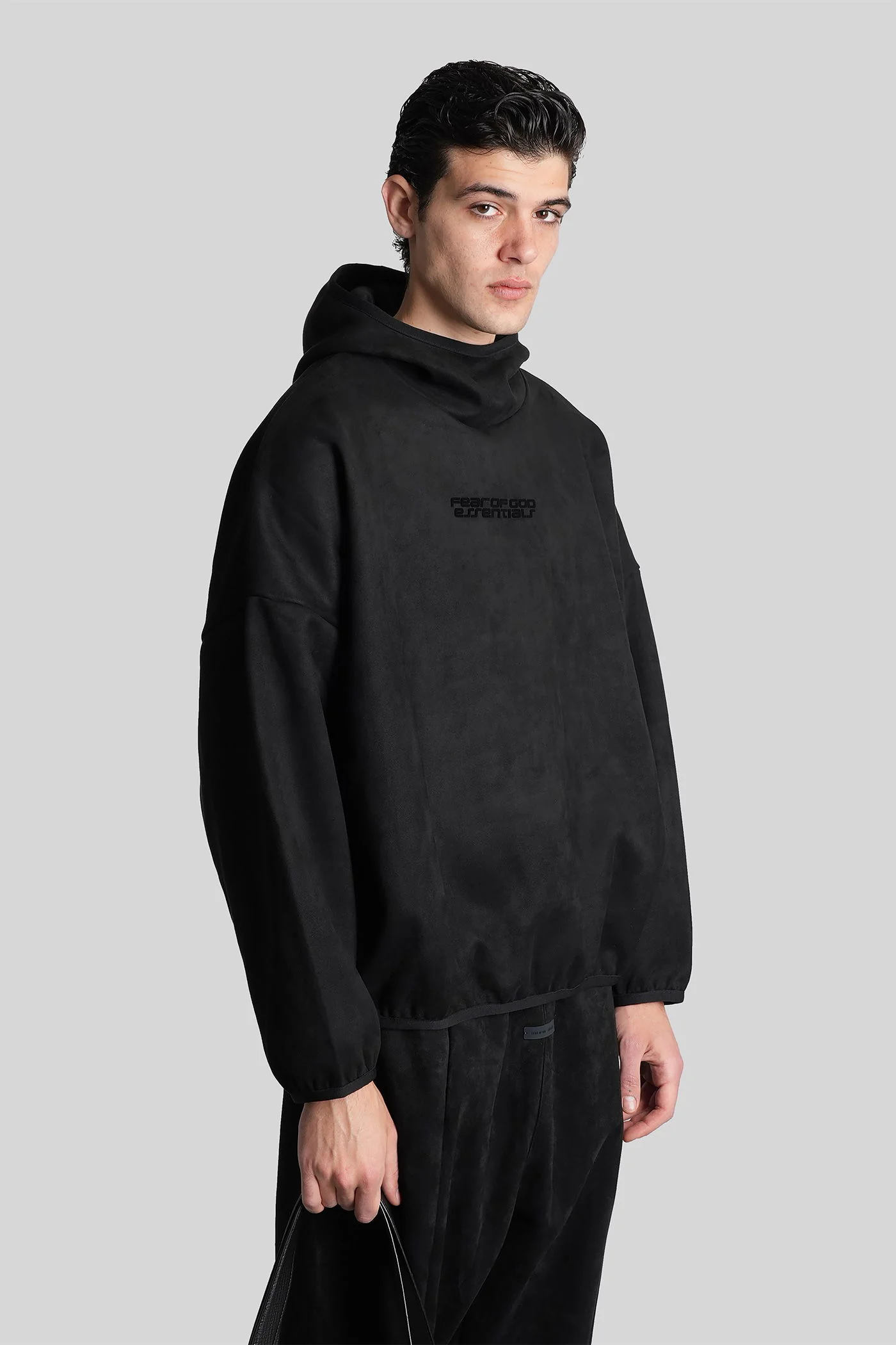 Sweatshirt in black polyester - Image 4