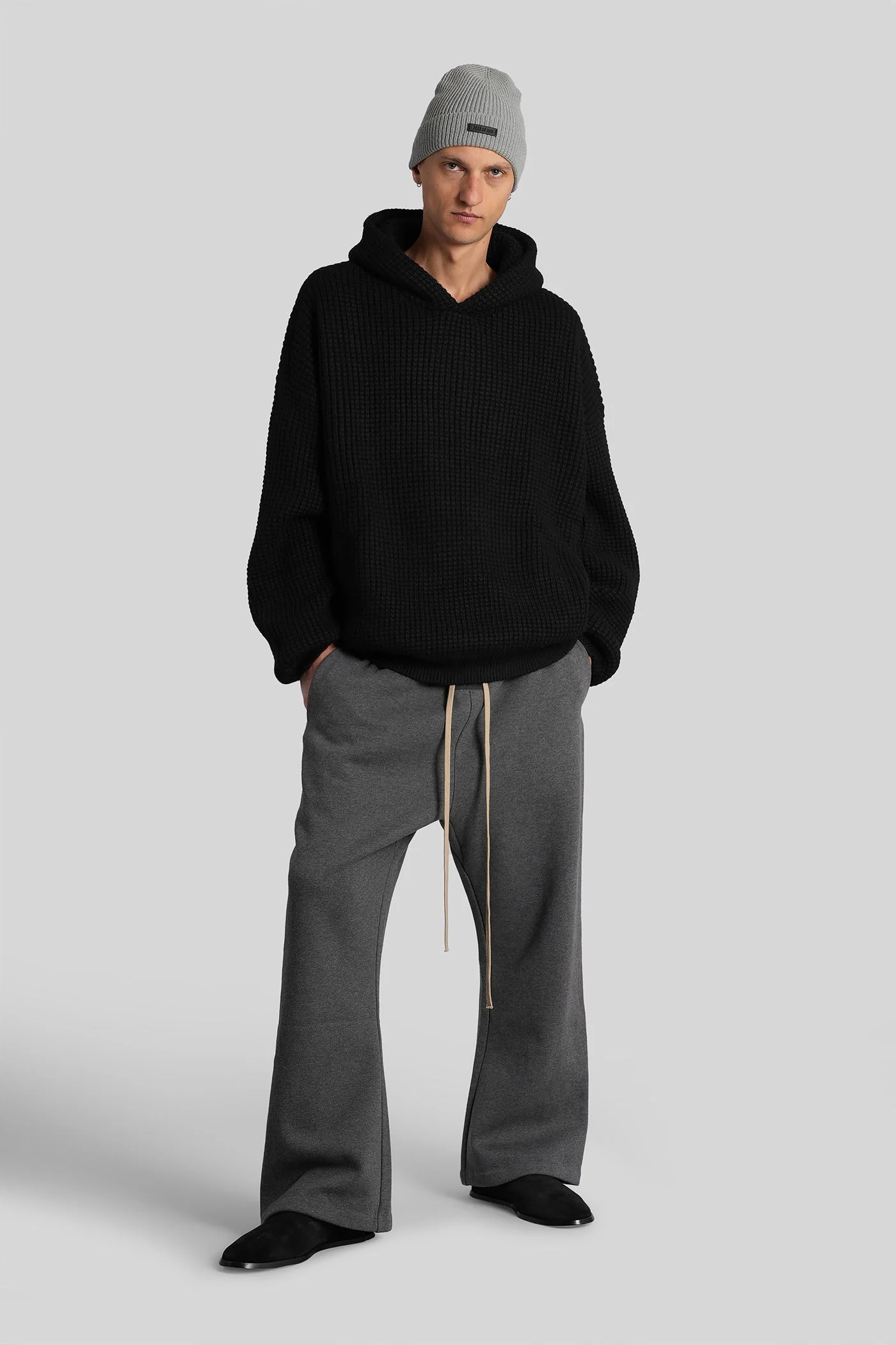 Sweatshirt in black polyester - Image 12