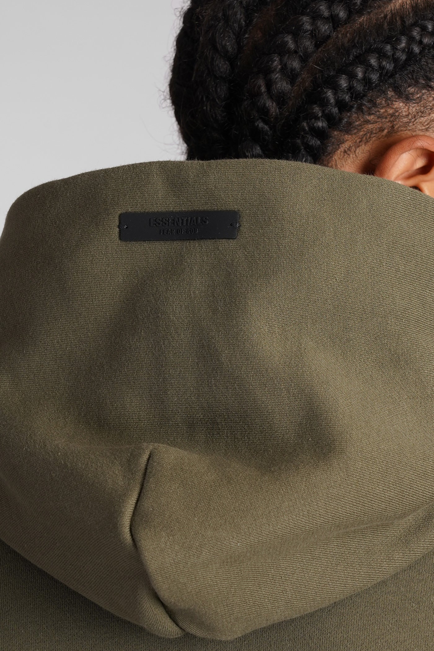 Sweatshirt in green cotton - Image 5