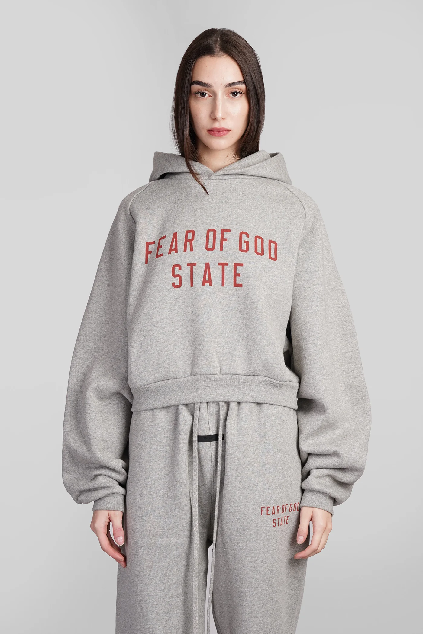 Sweatshirt in grey cotton
