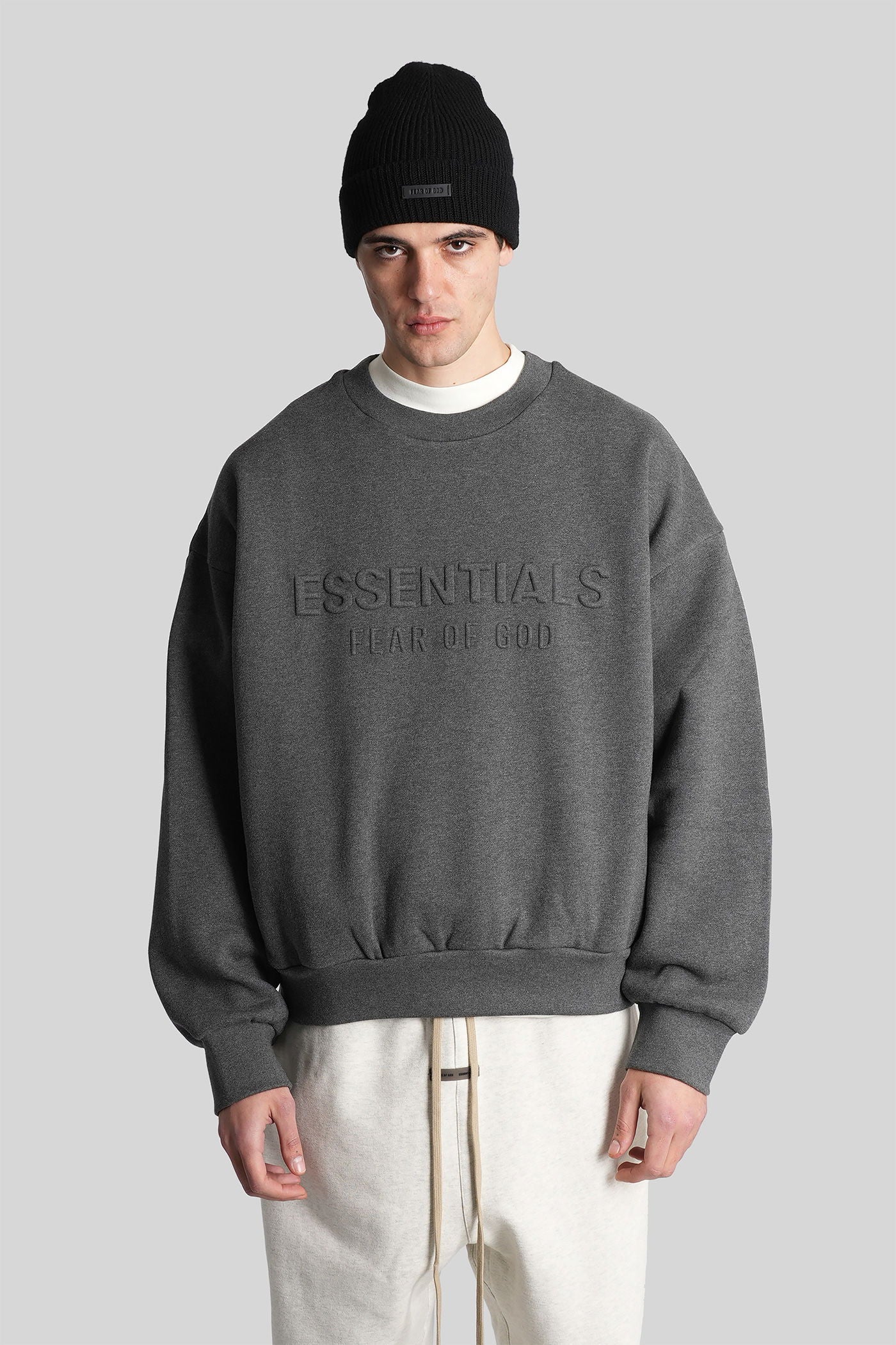 Sweatshirt in grey cotton