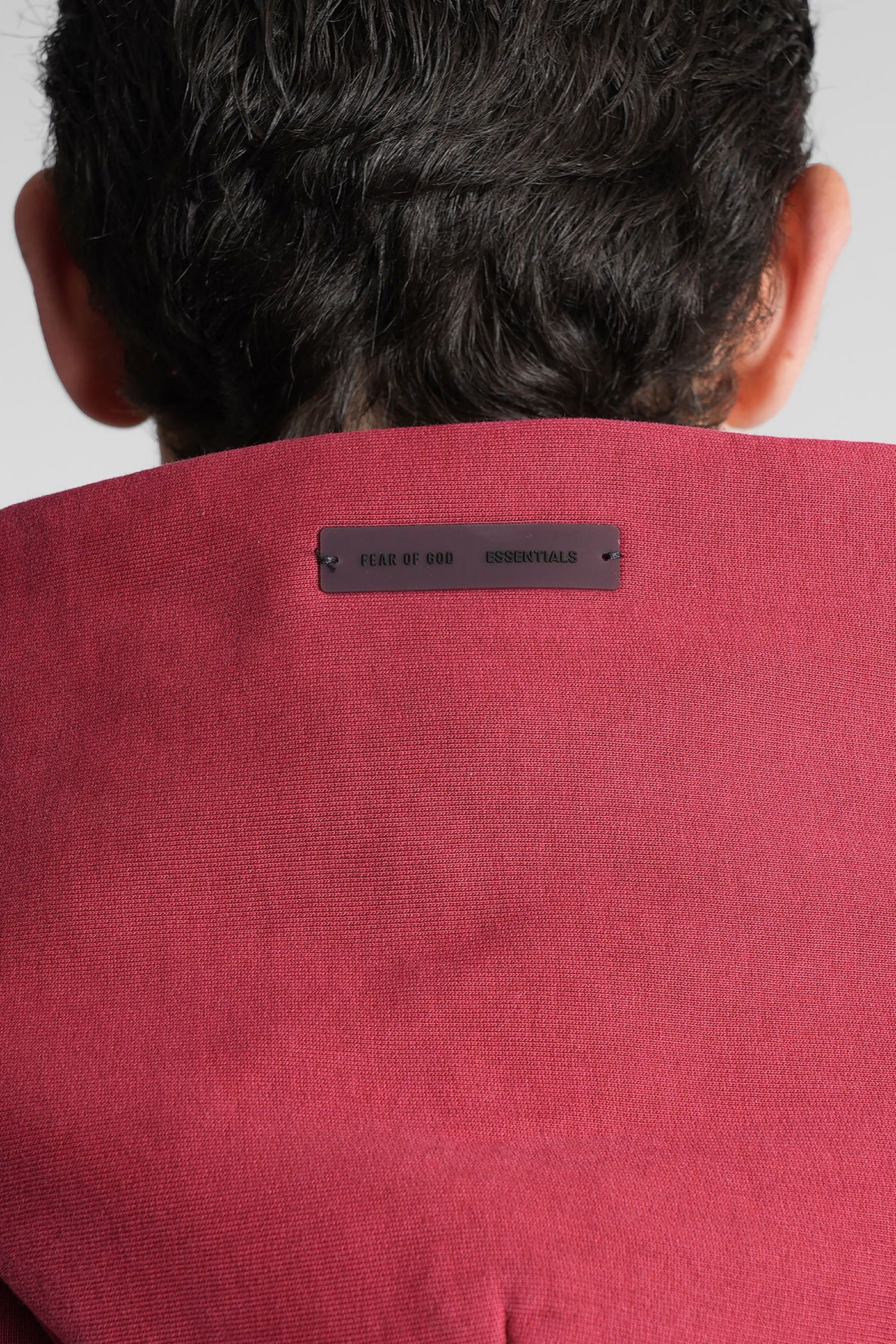 Sweatshirt in red cotton - Image 5