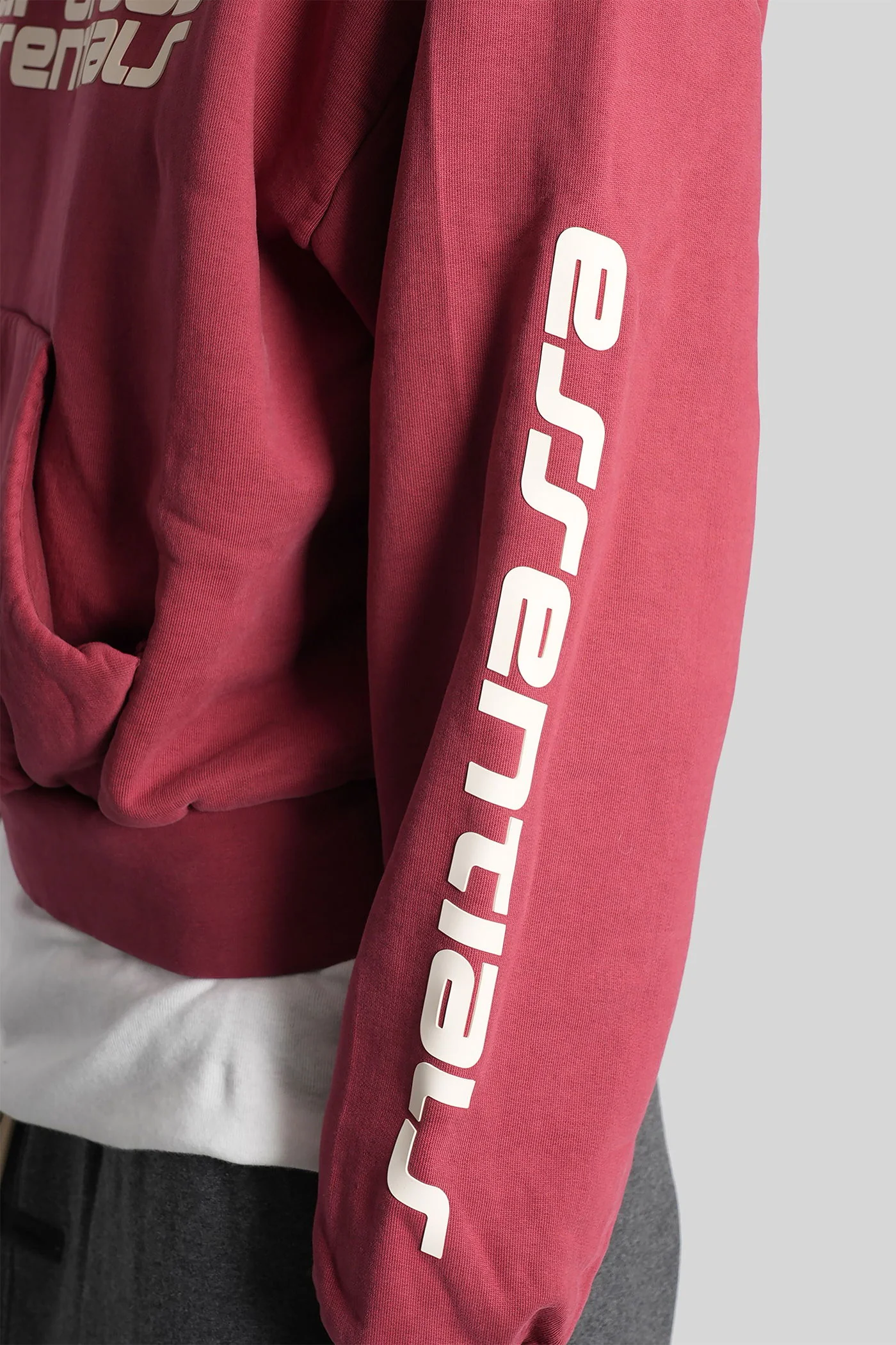 Sweatshirt in red cotton - Image 5