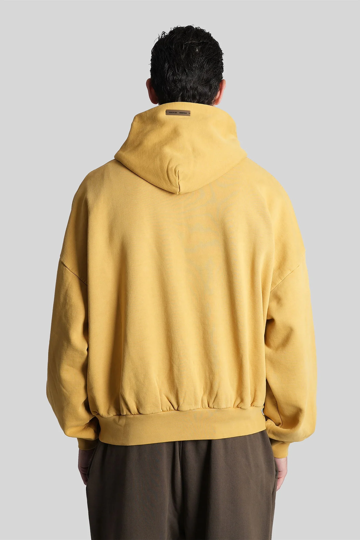 Sweatshirt in yellow cotton - Image 3