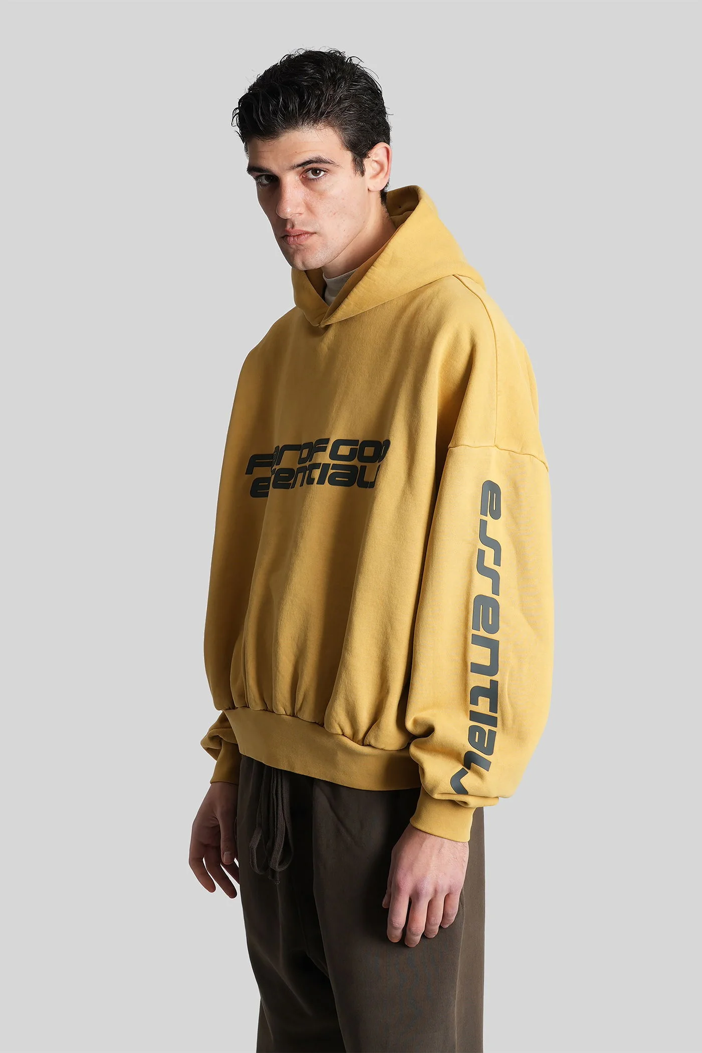 Sweatshirt in yellow cotton - Image 4