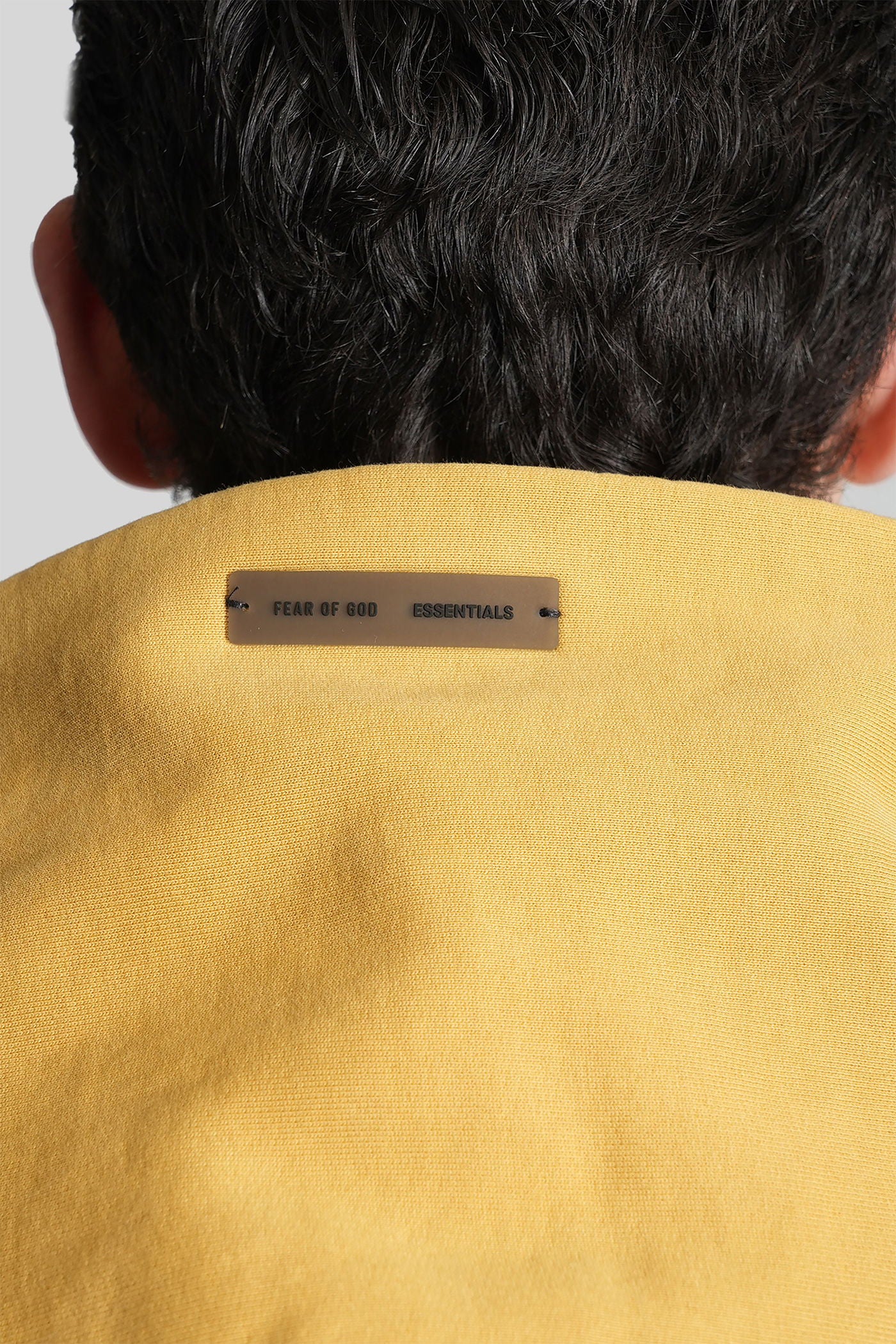 Sweatshirt in yellow cotton - Image 5