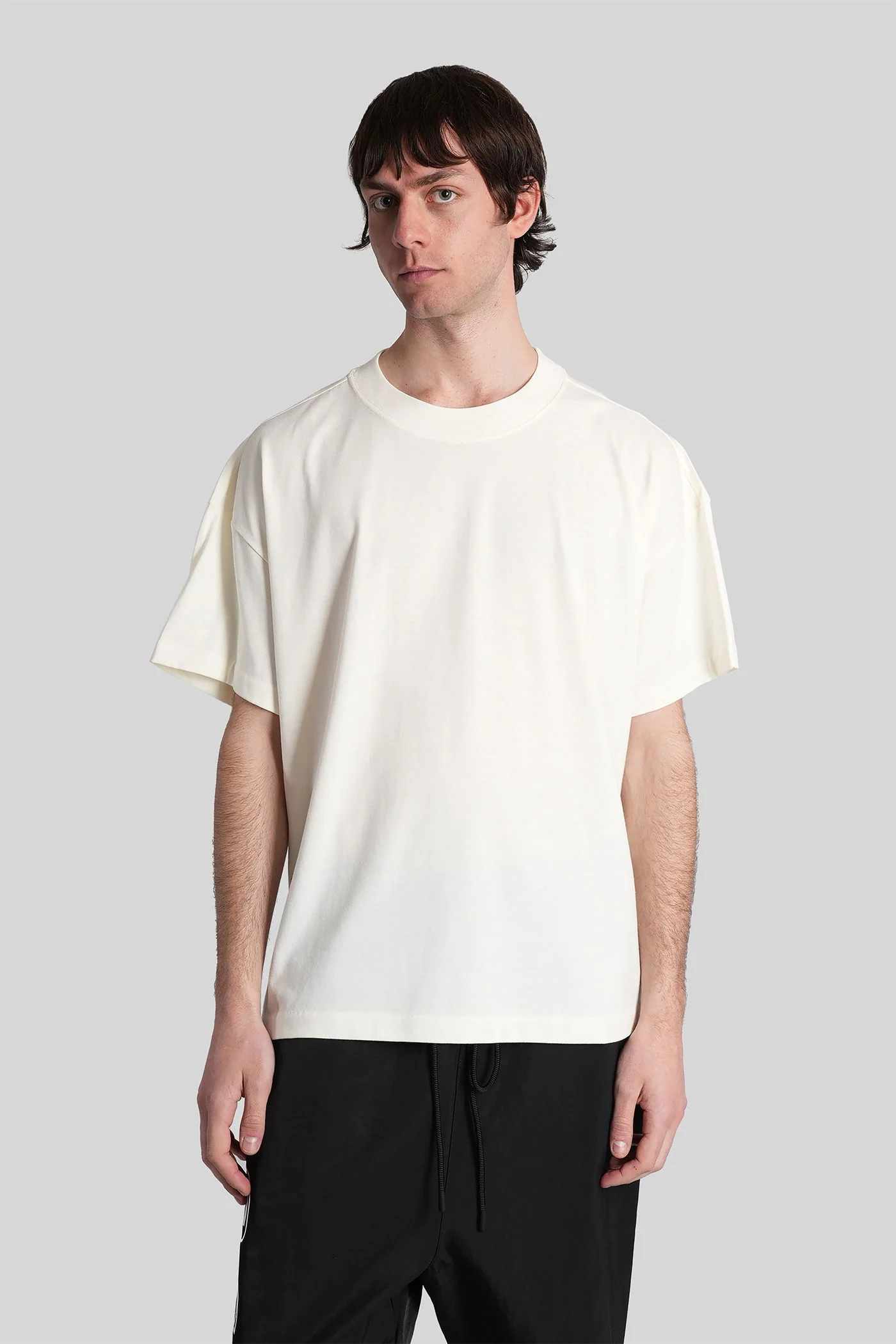 T-Shirt in beige cotton