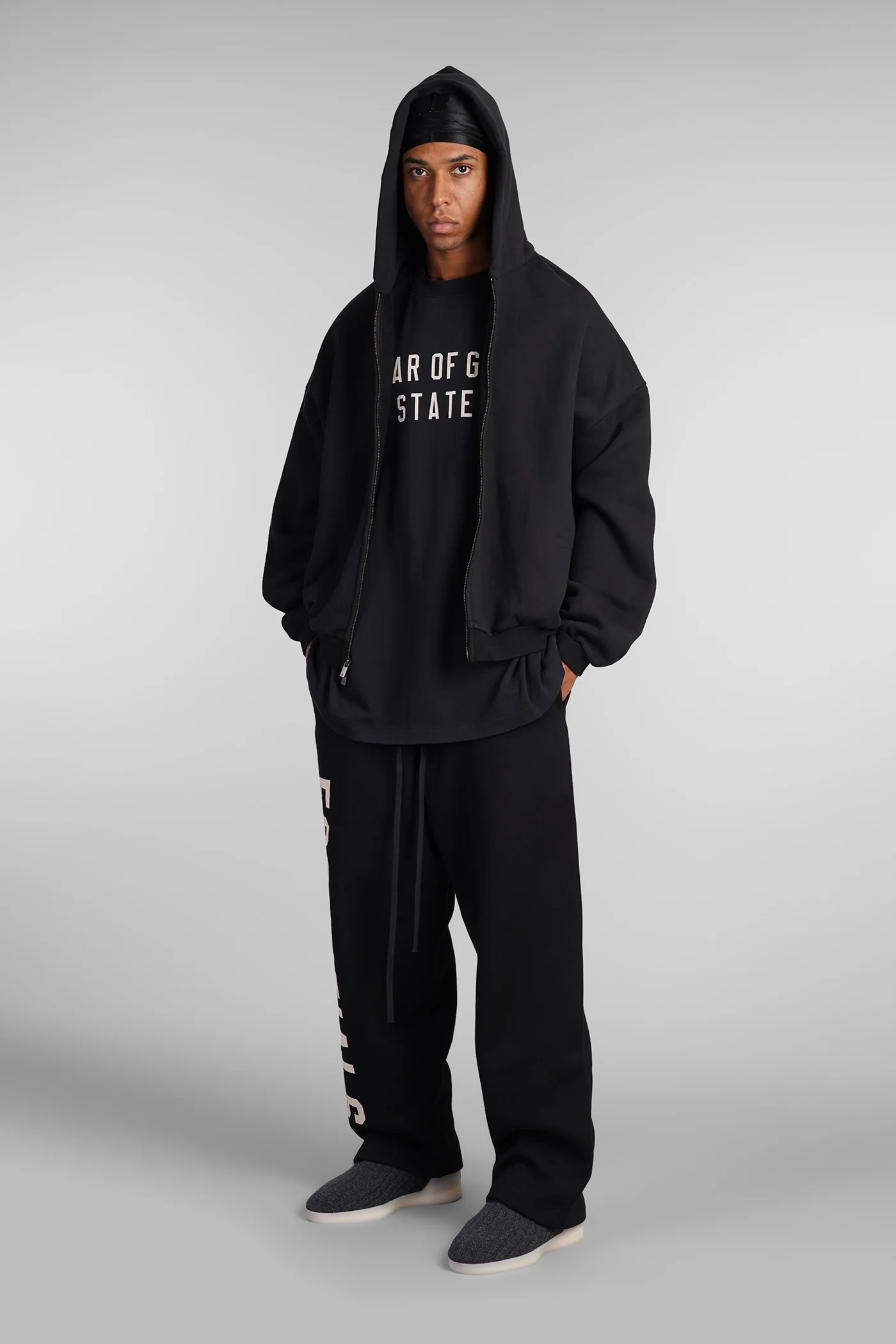 T-Shirt in black cotton - Image 2