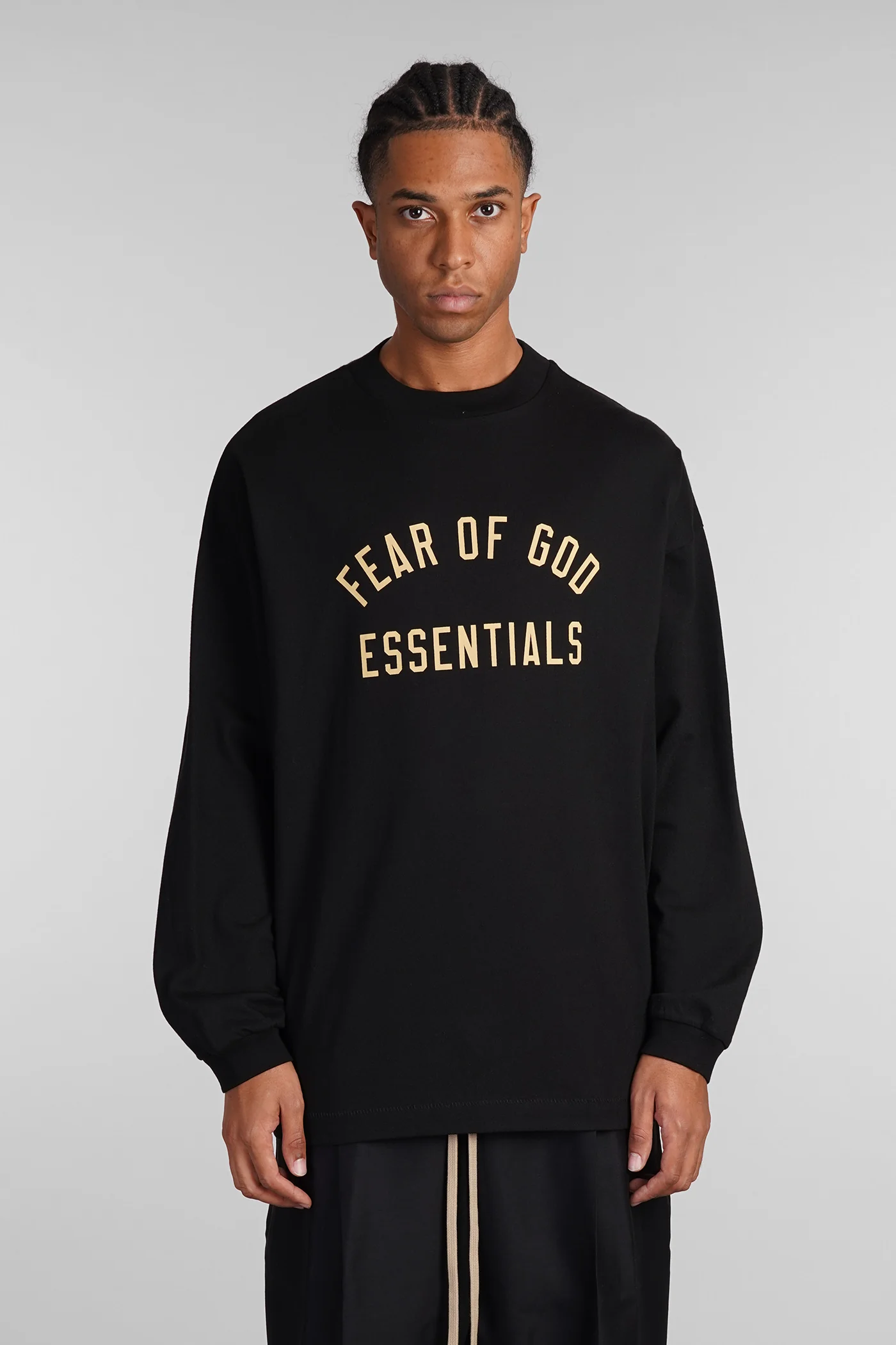 T-Shirt in black cotton
