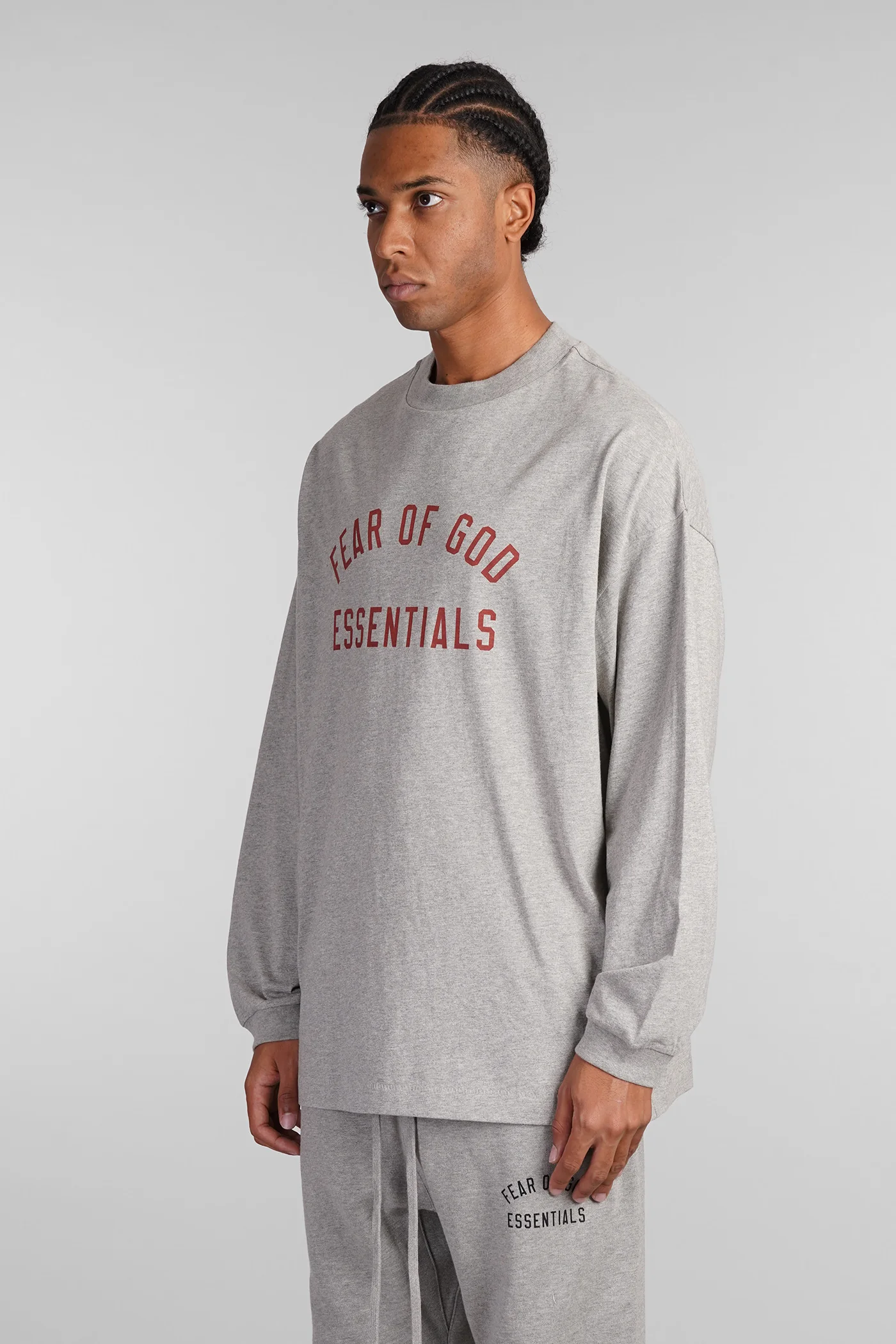 T-Shirt in grey cotton - Image 4