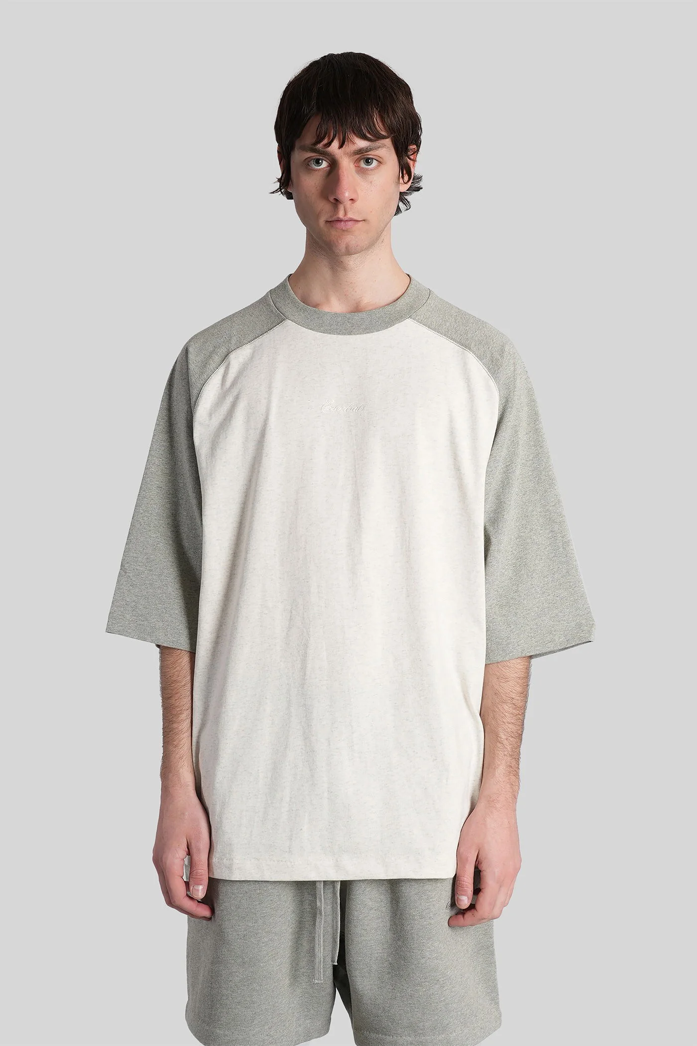 T-Shirt in grey cotton