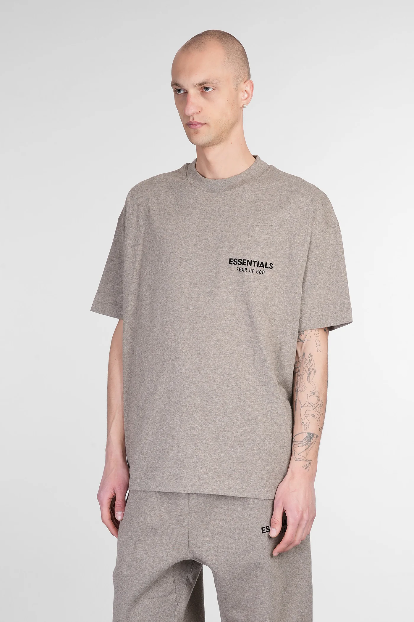 T-Shirt in grey cotton - Image 4