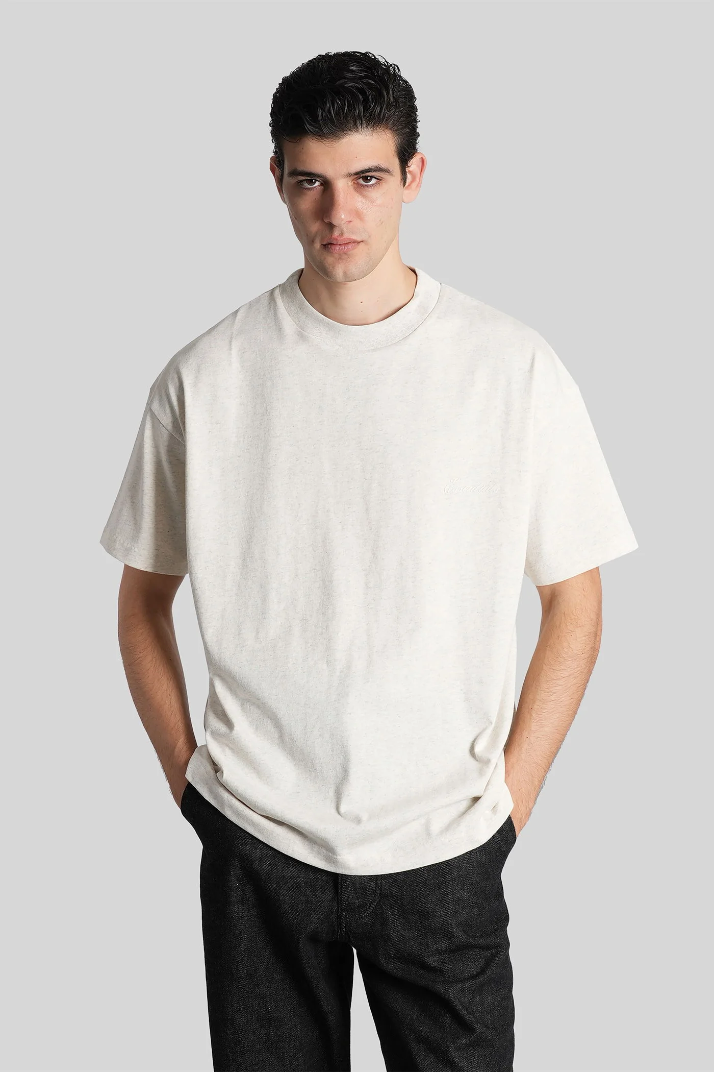 T-Shirt in grey cotton