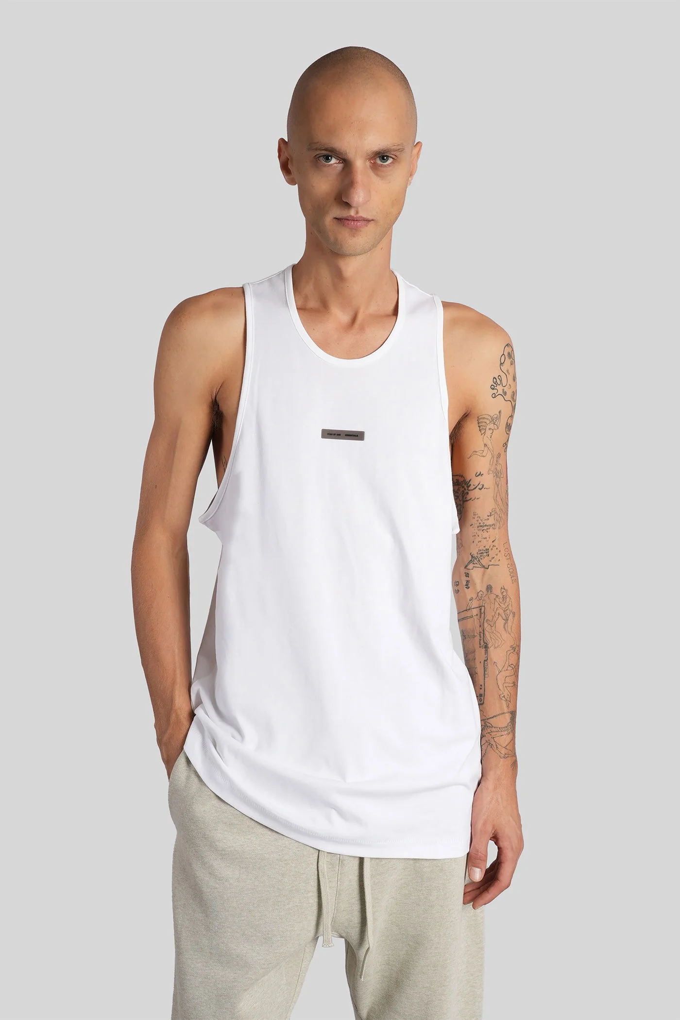 tank Top in white cotton