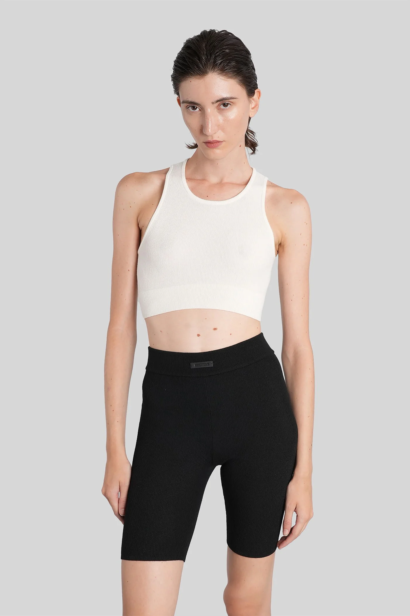 Topwear in beige polyester