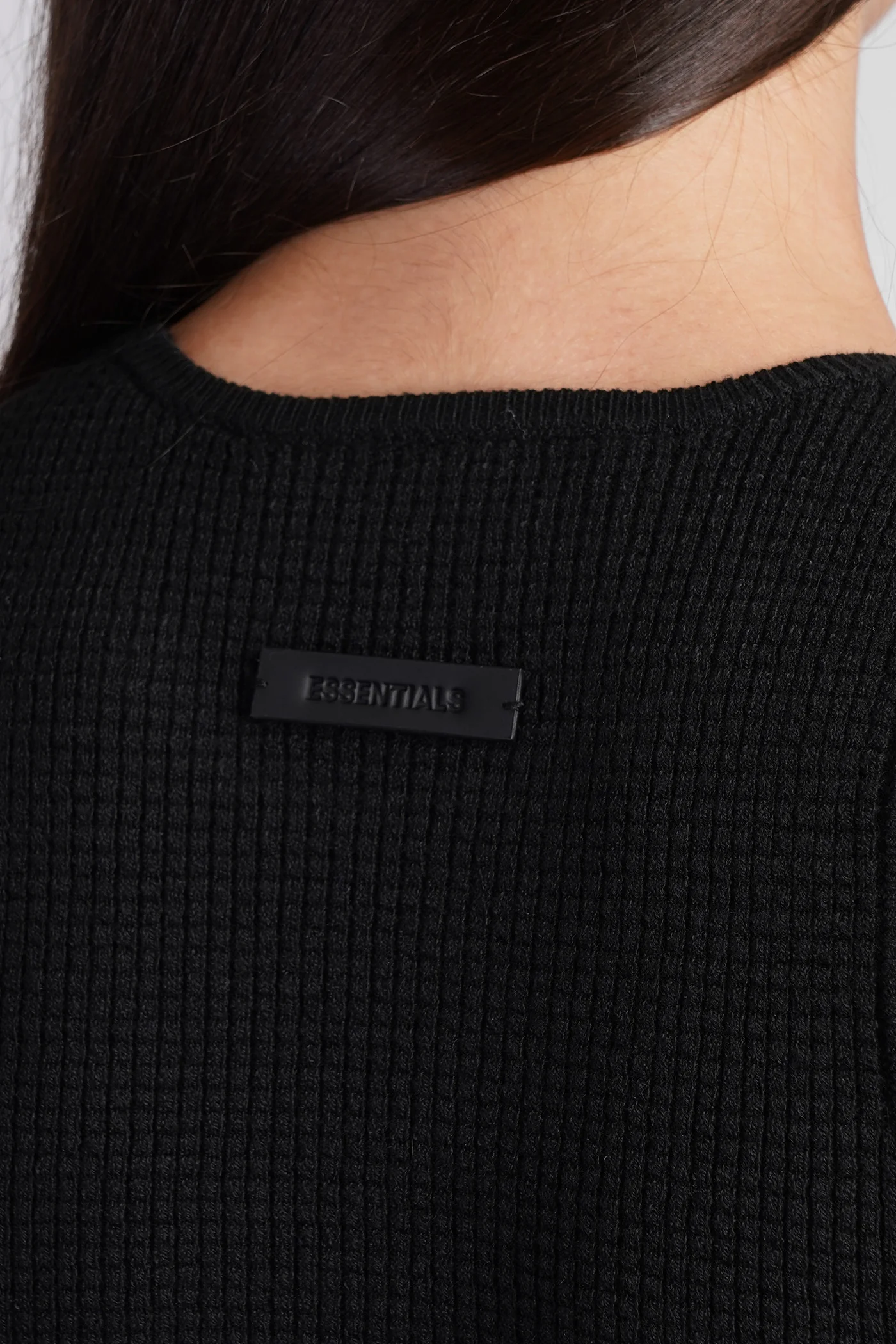 Topwear in black polyester - Image 5