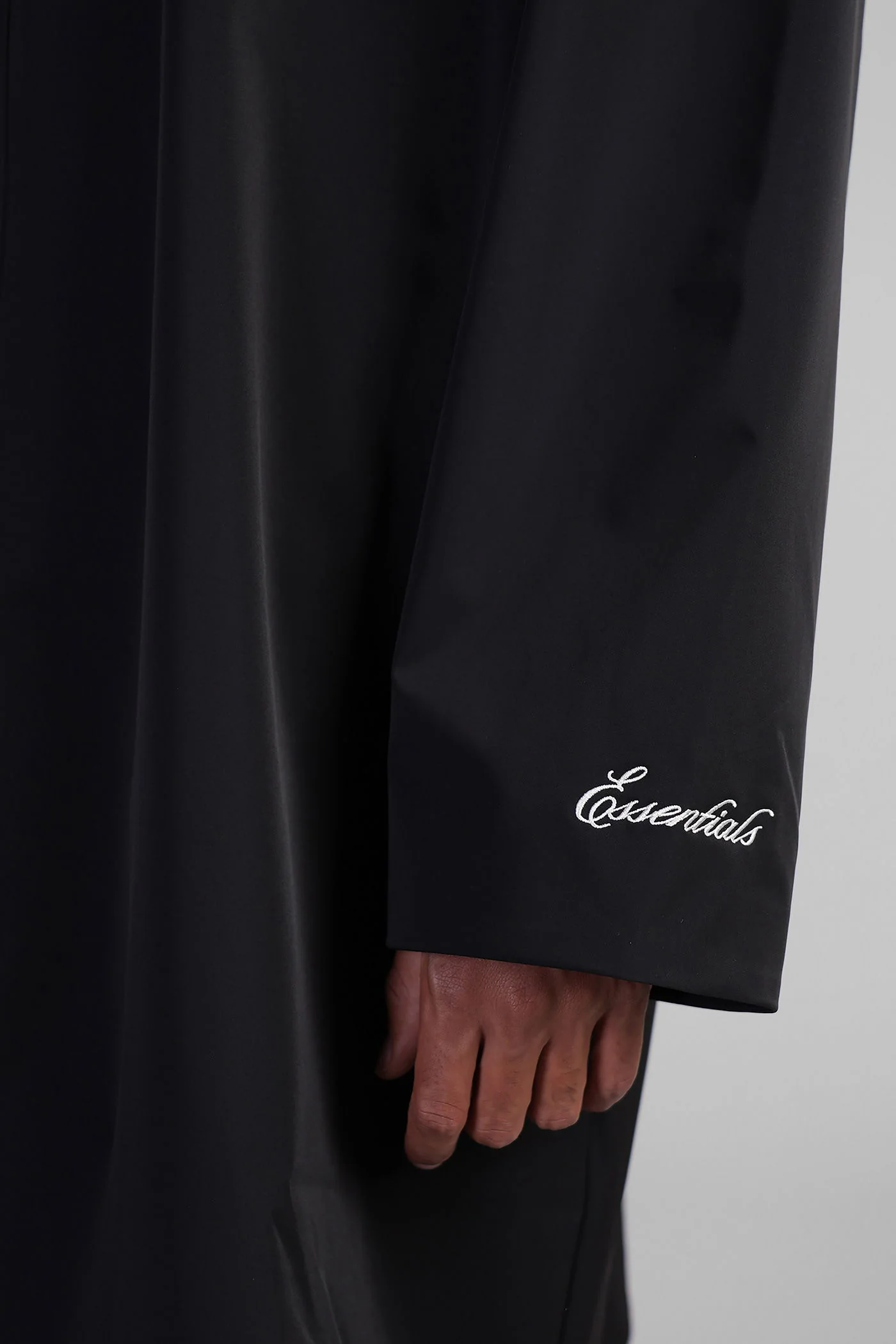 Trench in black polyester - Image 5