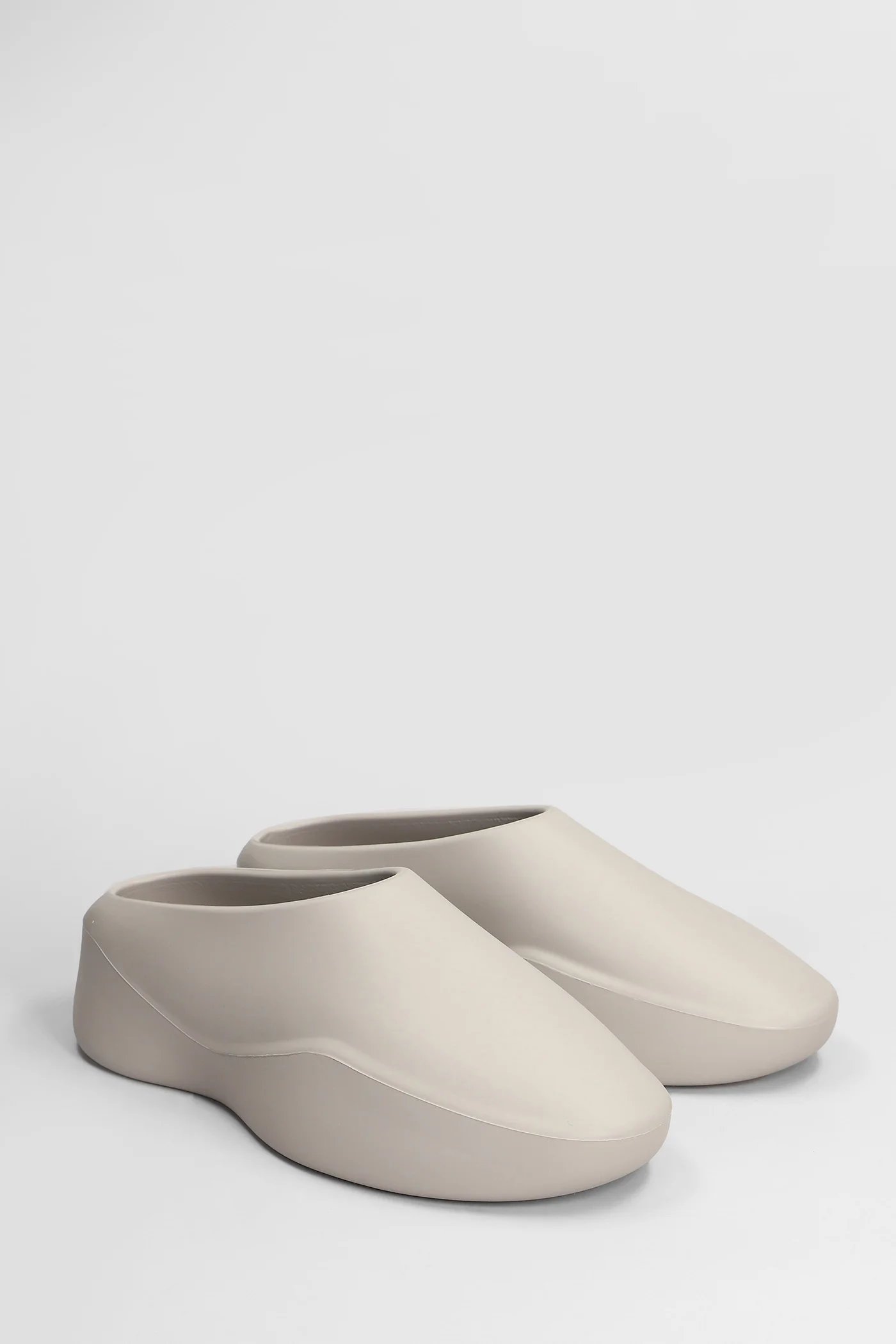 Eva runner Slipper-Mule in grey rubber/plasic - Image 2