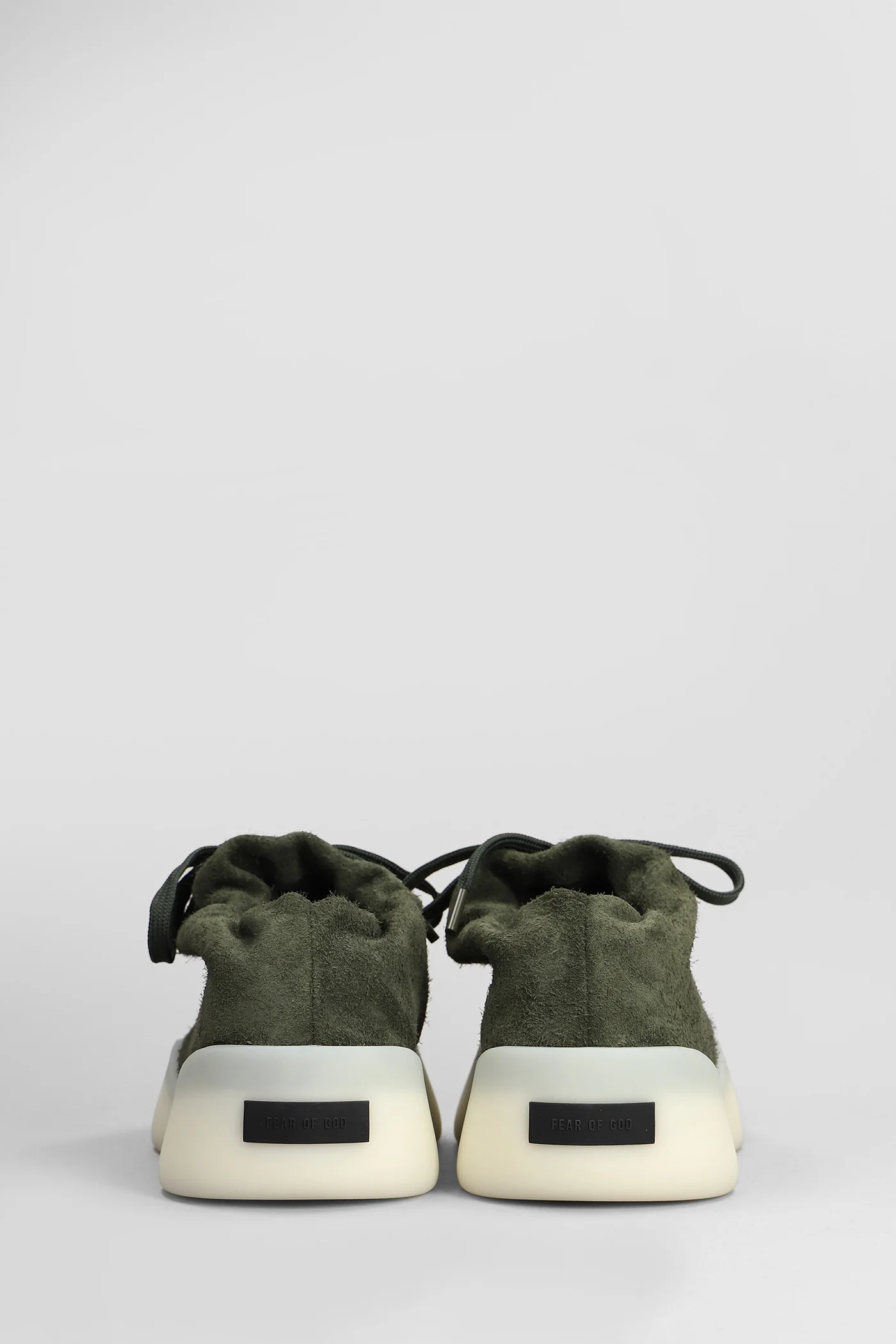 Moc runner Sneakers in green suede - Image 4